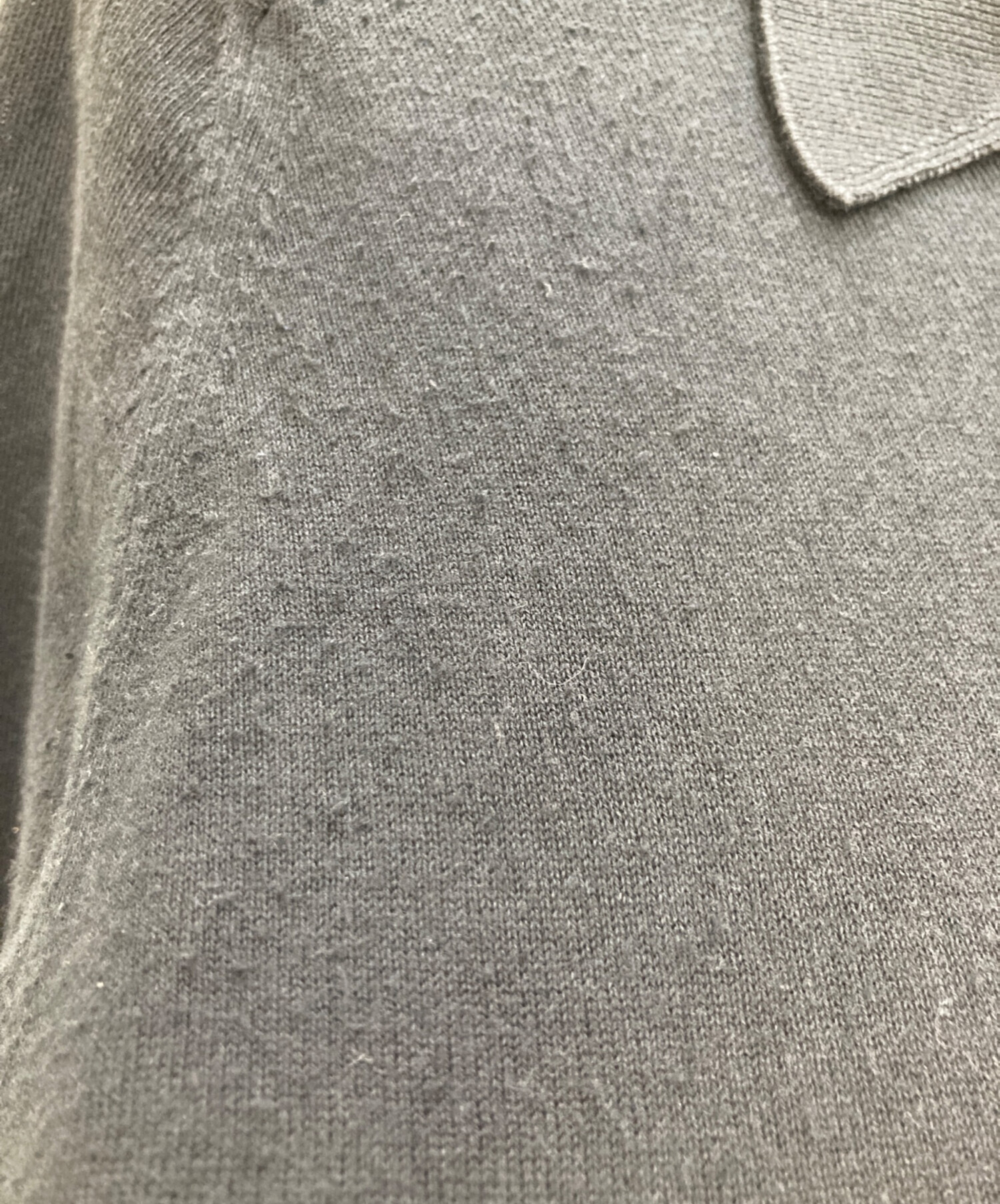 JOHN SMEDLEY グレー 半袖ポロシャツ 古着 緑タグ 90s 00s ジョン