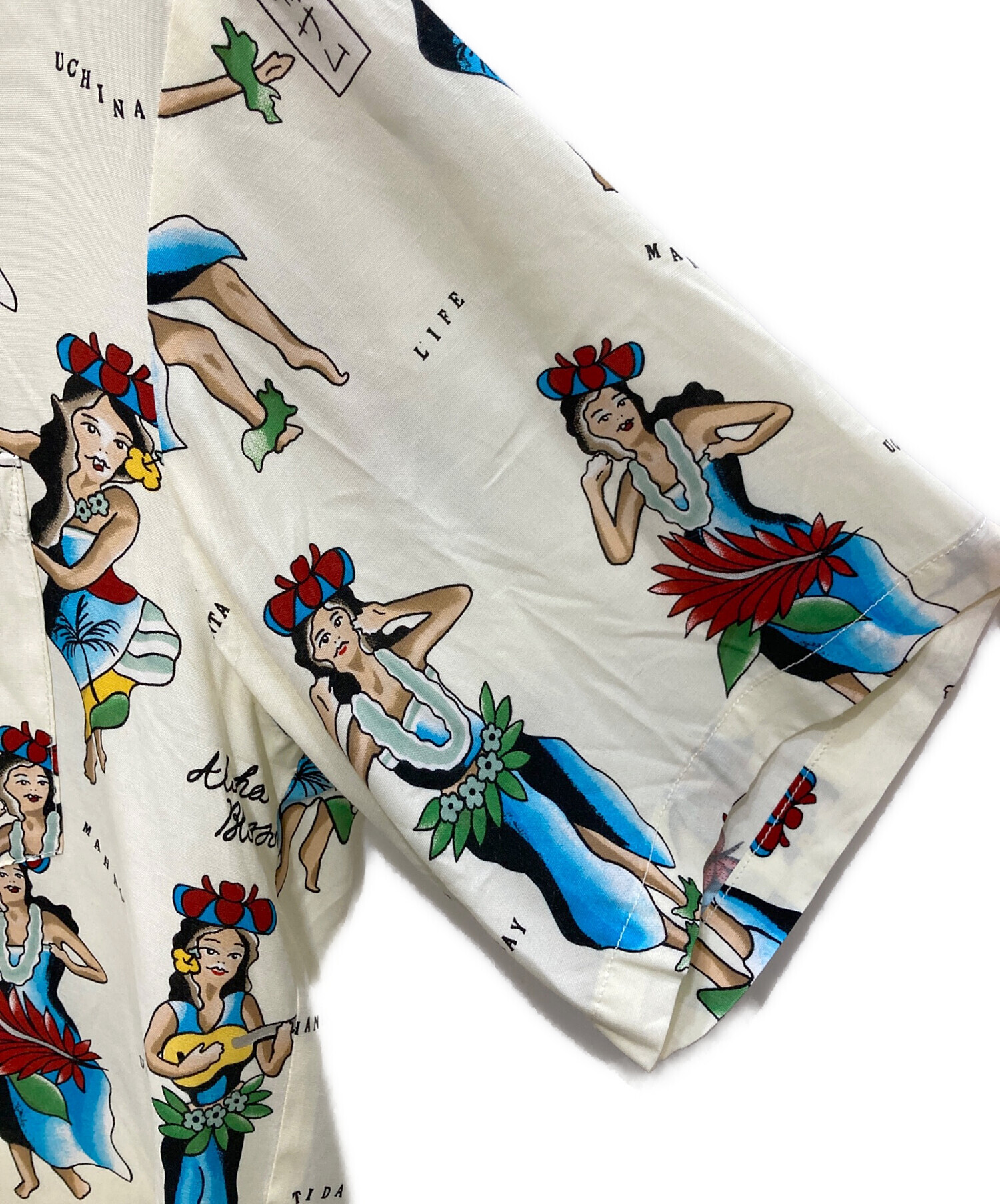 中古・古着通販】Aloha Blossom (アロハブロッサム) オープンカラー