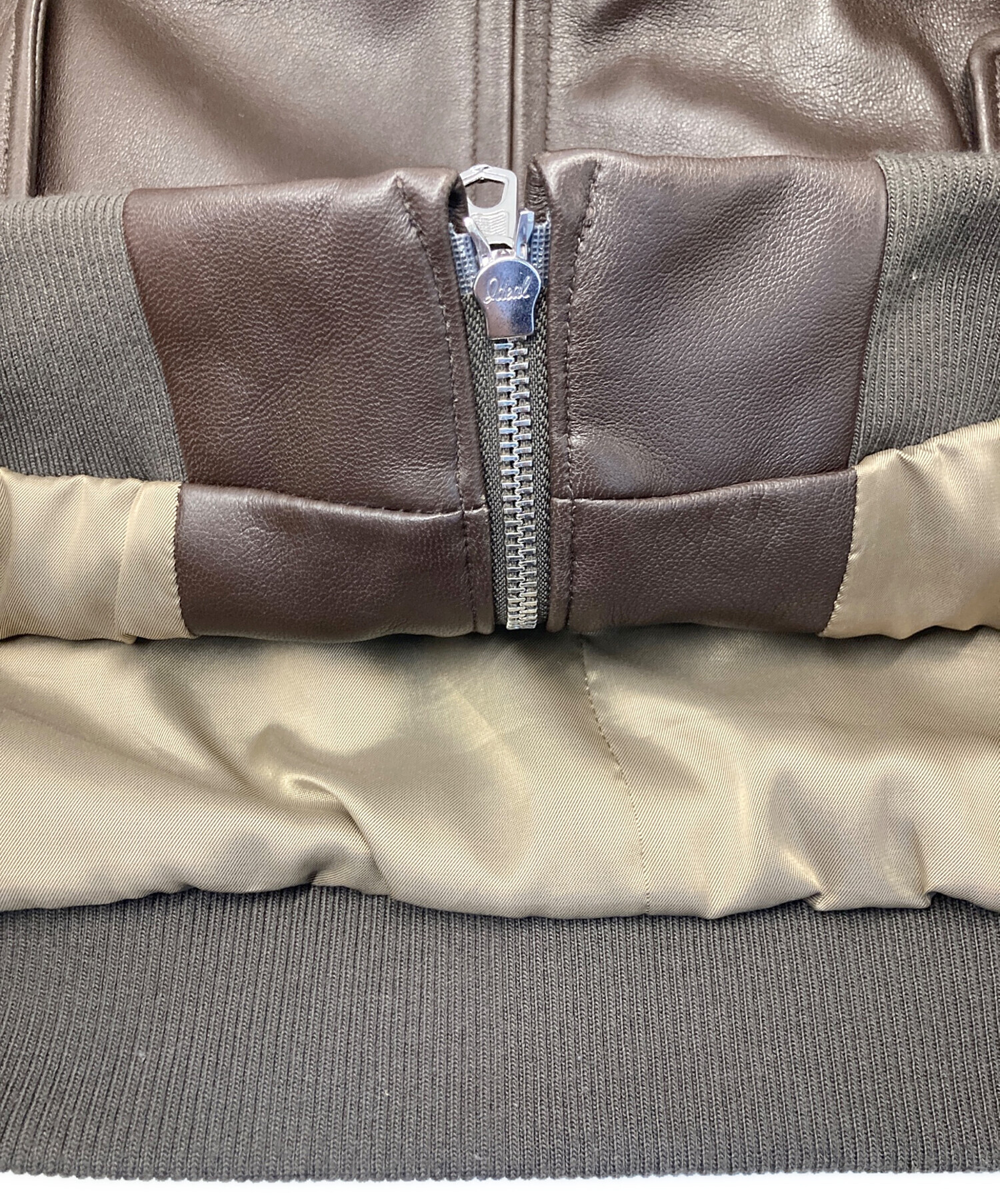 Language ランゲージ レザージャケット ブラウン Language ランゲージ レザージャケット ブラウン LIMITED