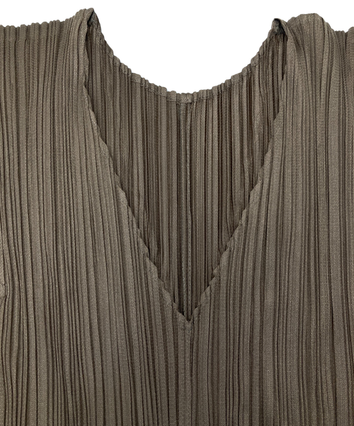 中古・古着通販】PLEATS PLEASE (プリーツプリーズ) Vネックワンピース