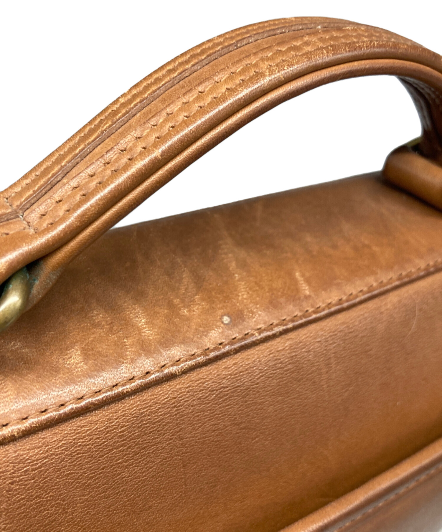 中古・古着通販】COACH (コーチ) レザーショルダーバッグ