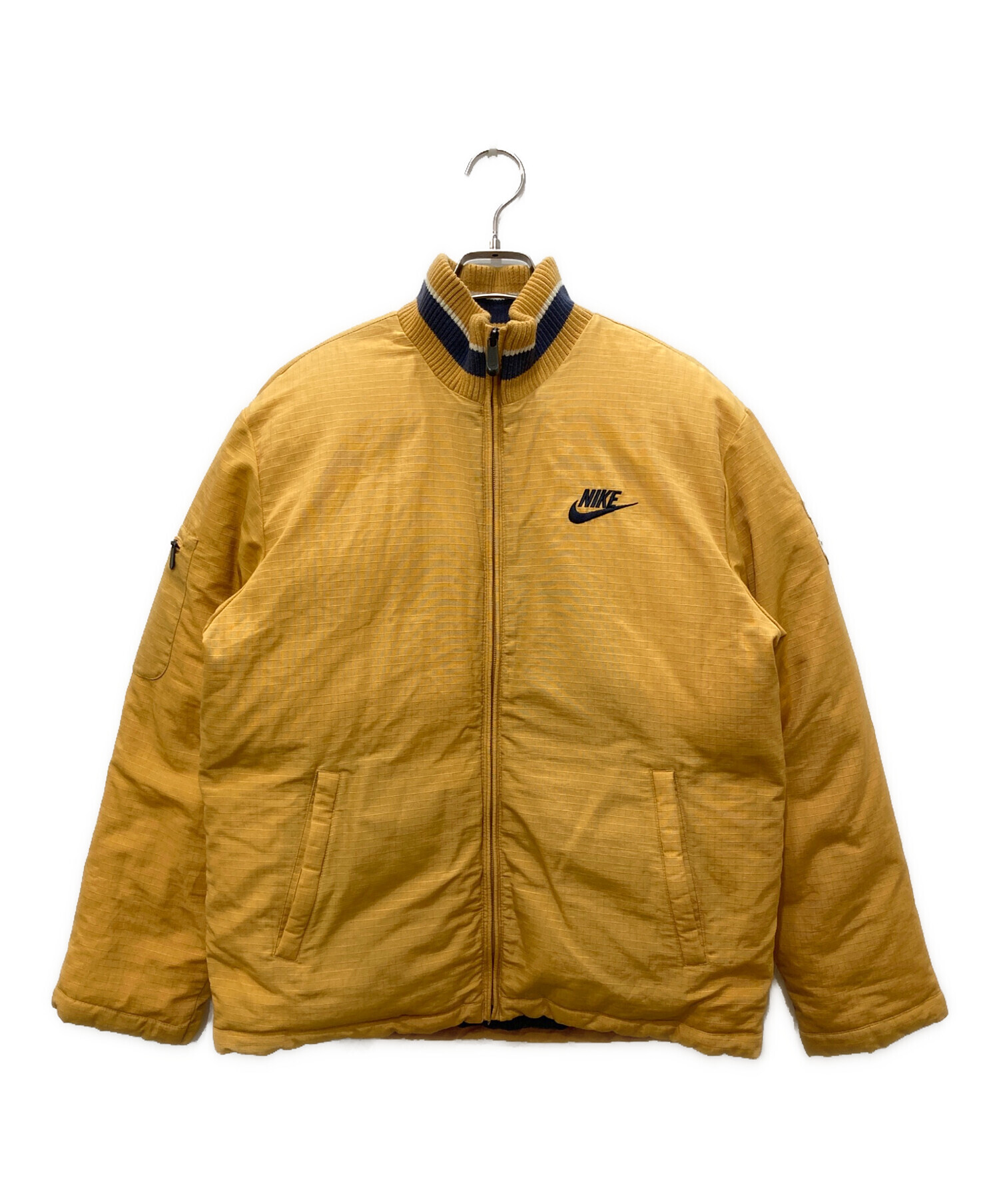 中古・古着通販】NIKE (ナイキ) ダウンジャケット イエロー サイズ