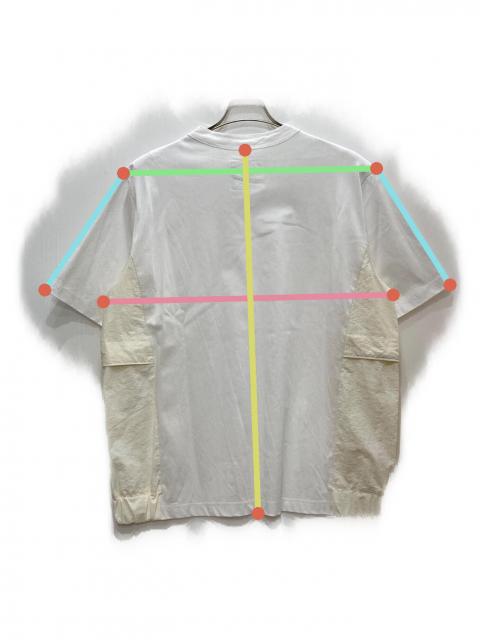 中古・古着通販】sacai (サカイ) Taslan Nylon x Cotton Jersey T
