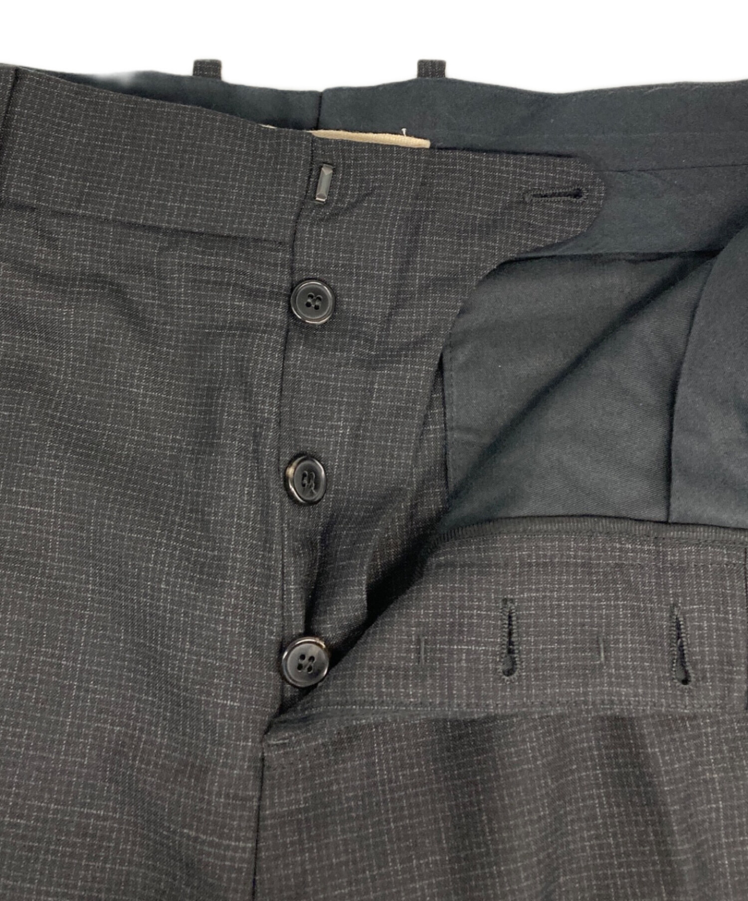 中古・古着通販】MARNI (マルニ) トラウザーパンツ ブラック サイズ:50