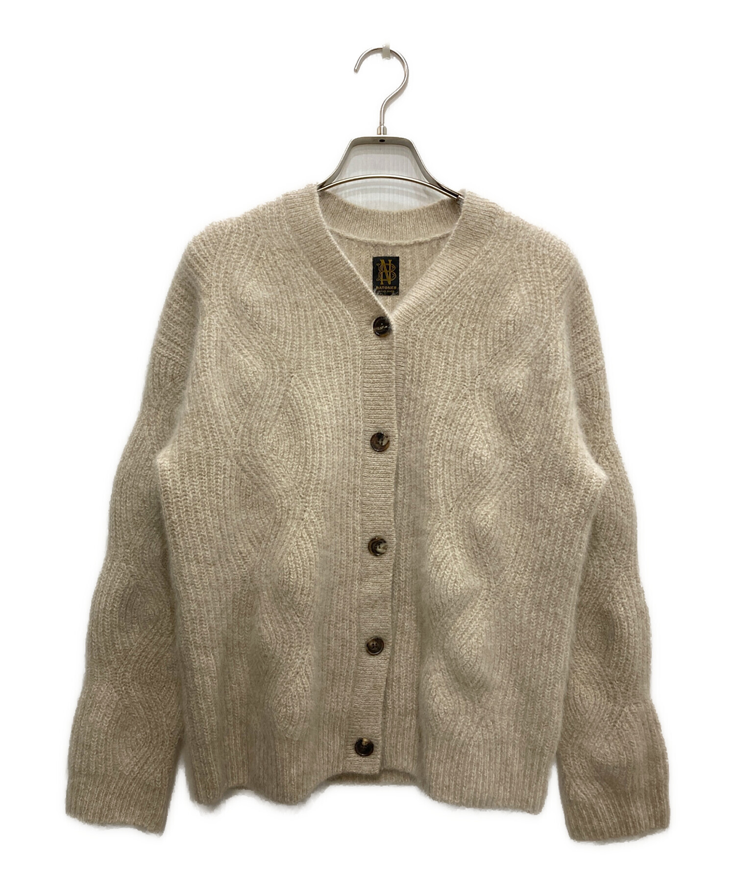 中古・古着通販】BATONER (バトナ―) FOX-WOOL CARDIGAN/フォックス 