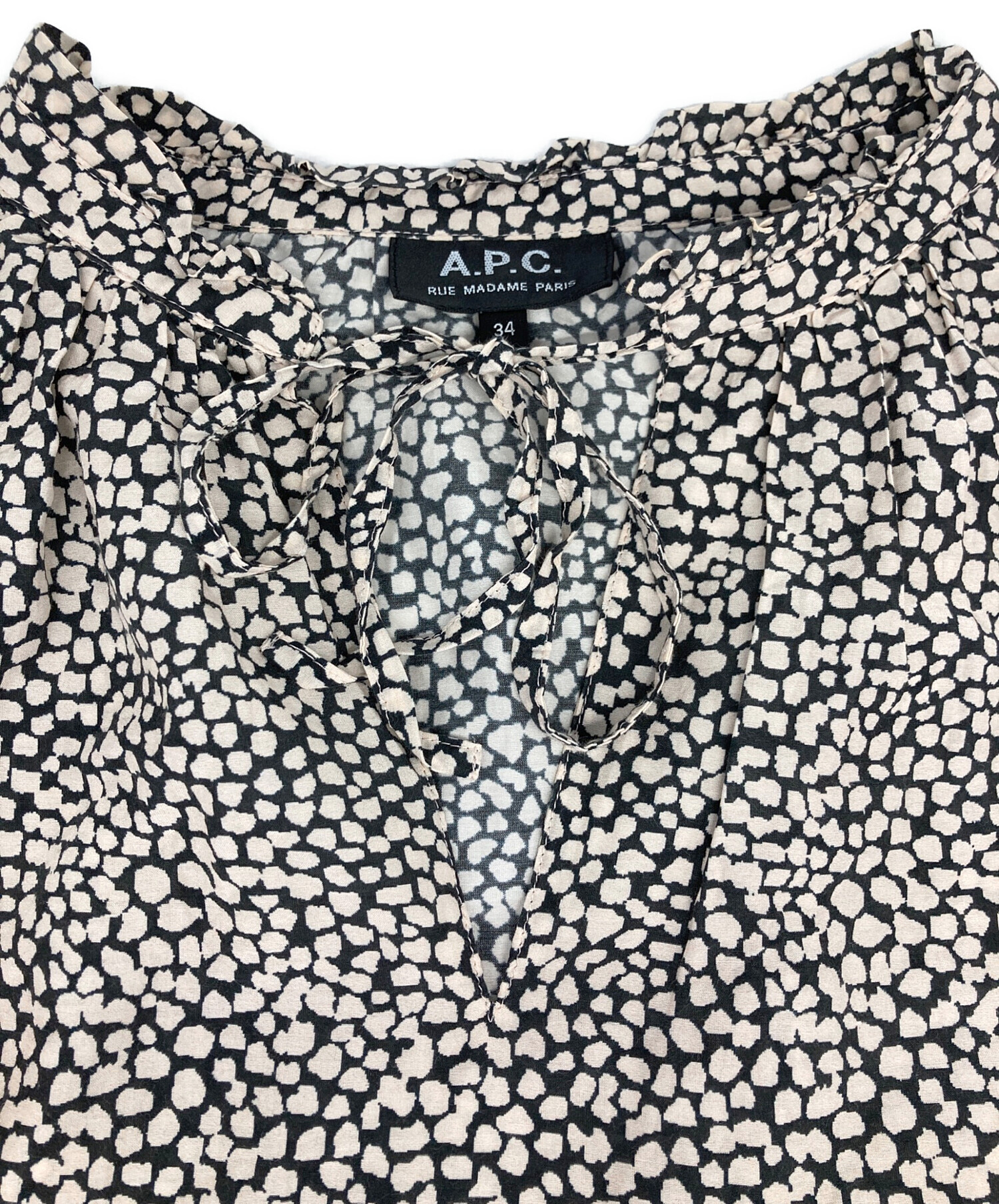 中古・古着通販】A.P.C. (アーペーセー) コットンシルクブラウス 