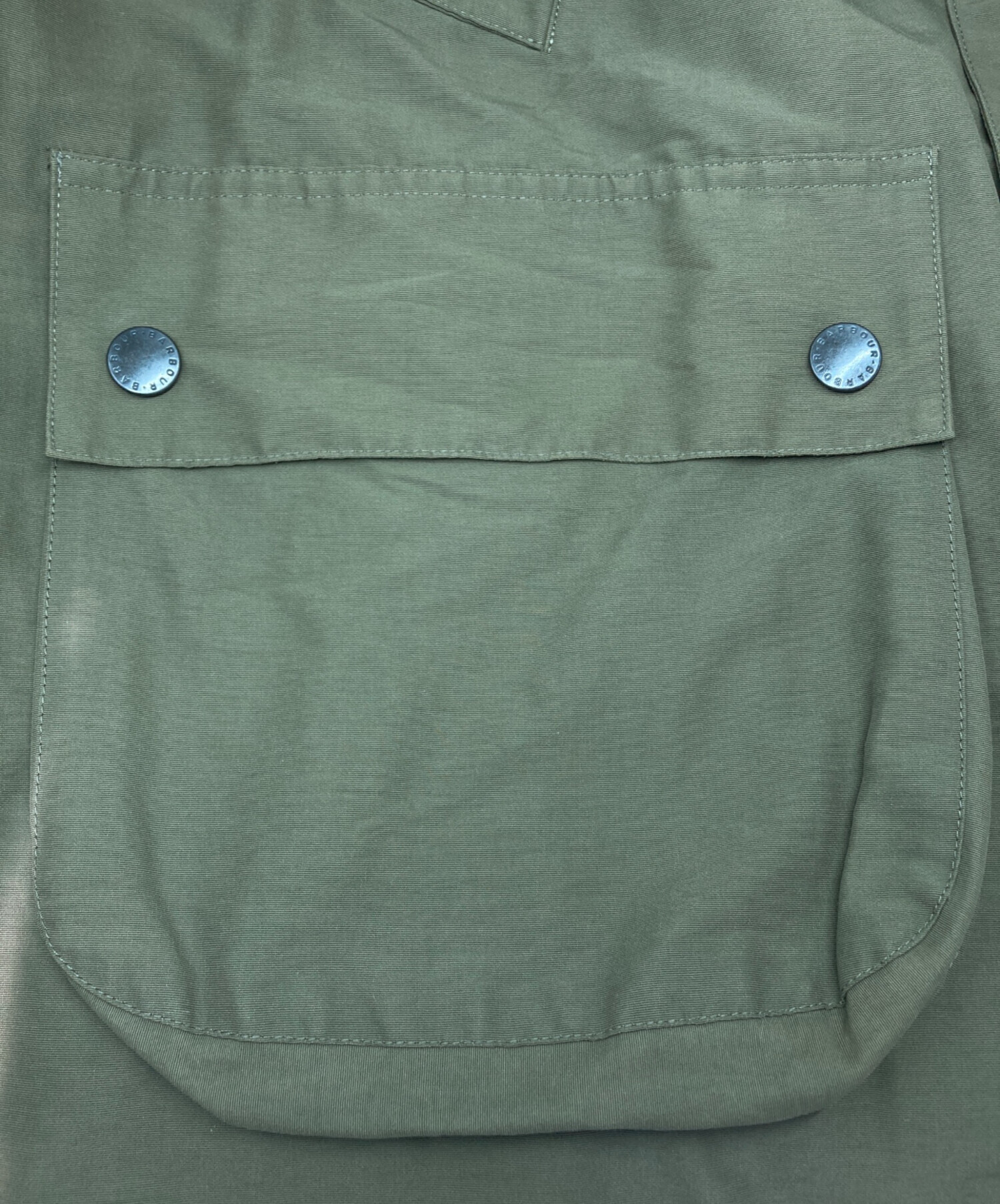 中古・古着通販】Barbour (バブアー) ノンオイルドジャケット カーキ