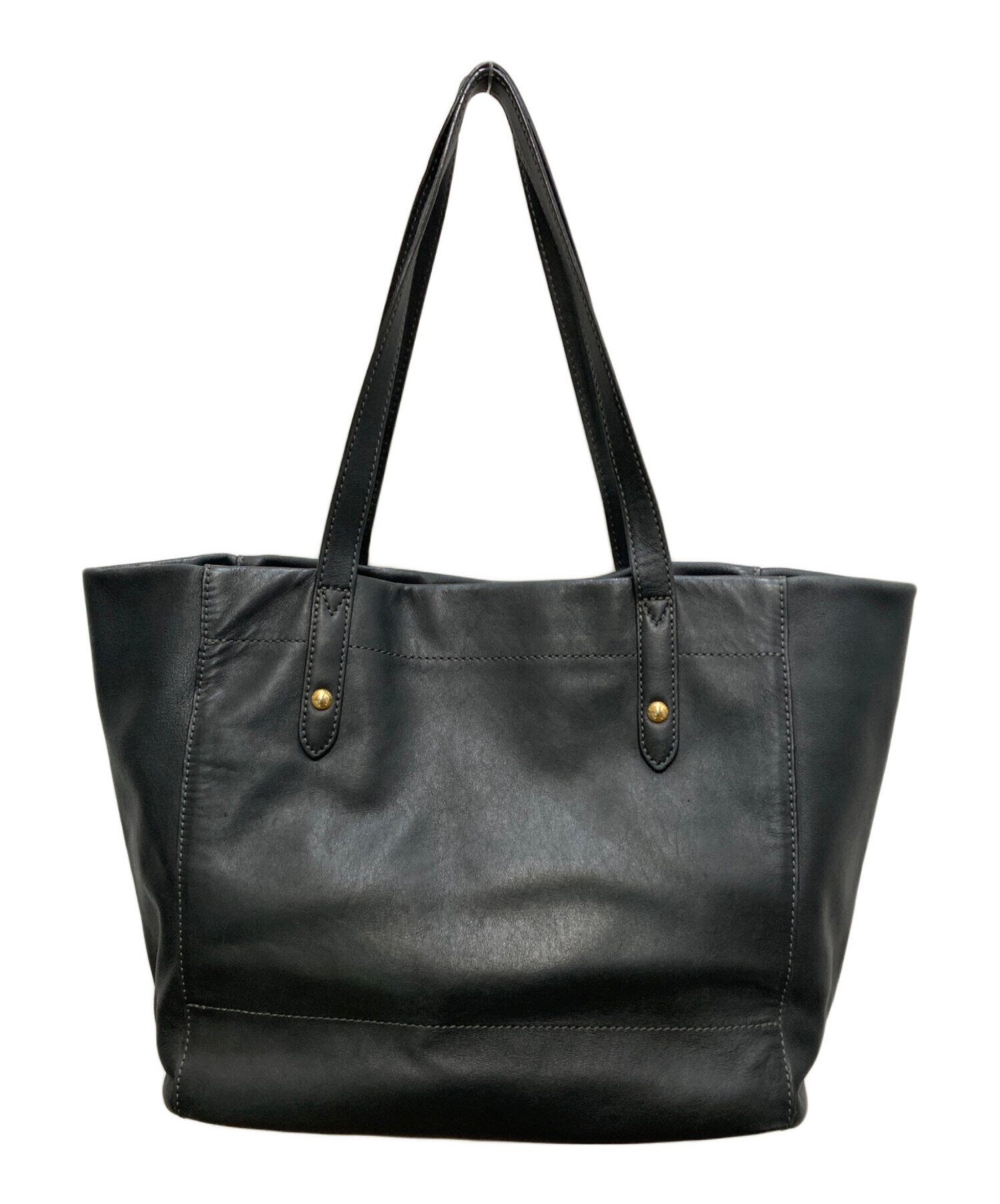 BLACK LABEL トートバッグ ブルー レザー バーバリーブラックレーベル