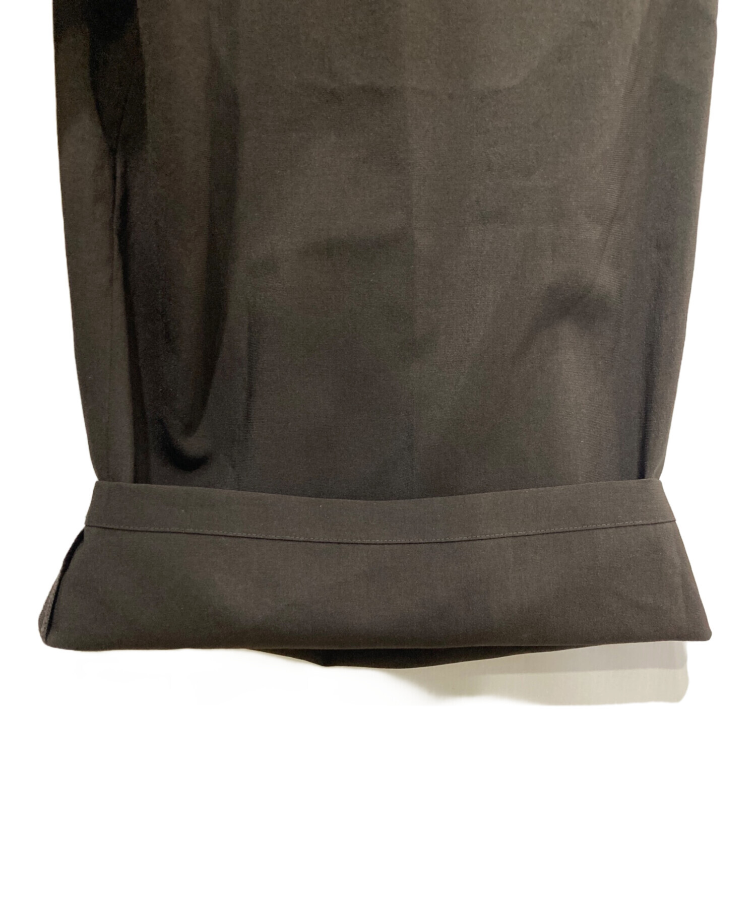 FRAMeWORK 撥水強撚PEサスペンダーパンツ　ブラウン38 FRAMeWORK（フレームワーク）の「撥水強撚PEサスペンダーパンツ