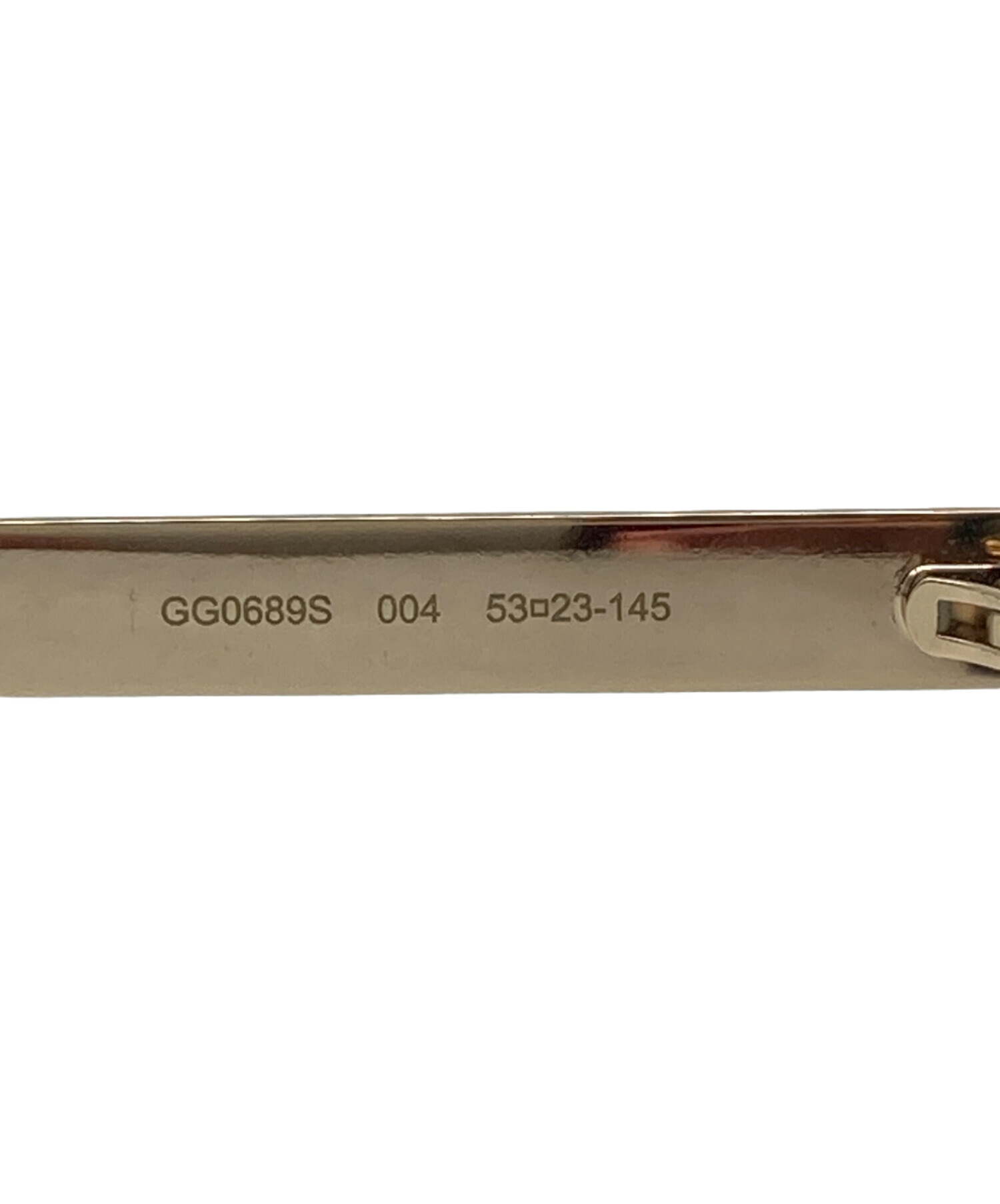 中古・古着通販】GUCCI (グッチ) サングラス ブラック×ゴールド