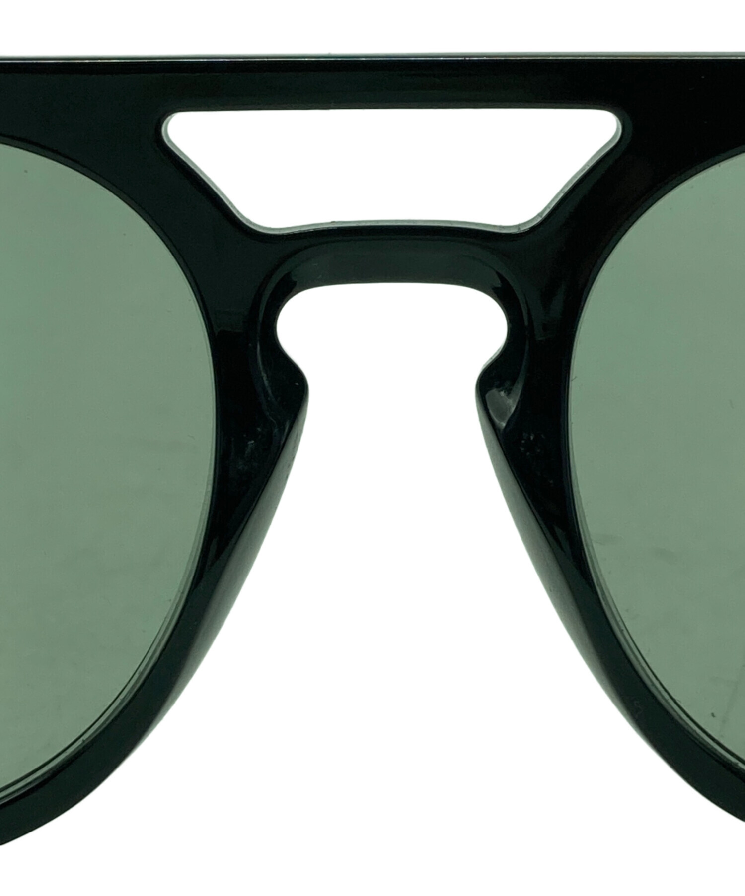 中古・古着通販】GUCCI (グッチ) サングラス ブラック×ゴールド