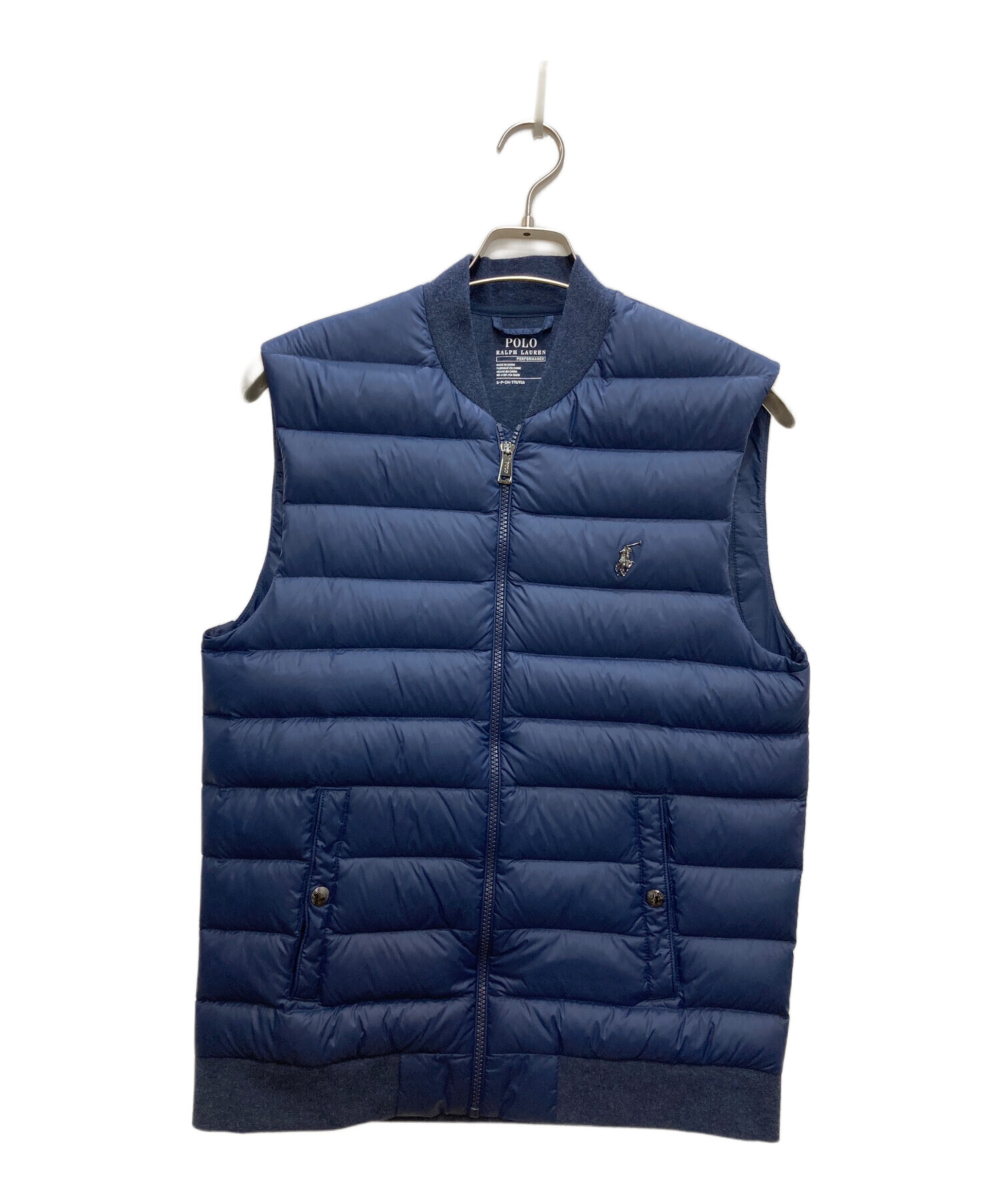 toco！Polo Ralph Lauren ネイビー ダウンベスト 中古・古着通販】POLO RALPH LAUREN (ポロ・ラルフローレン) ビッグ