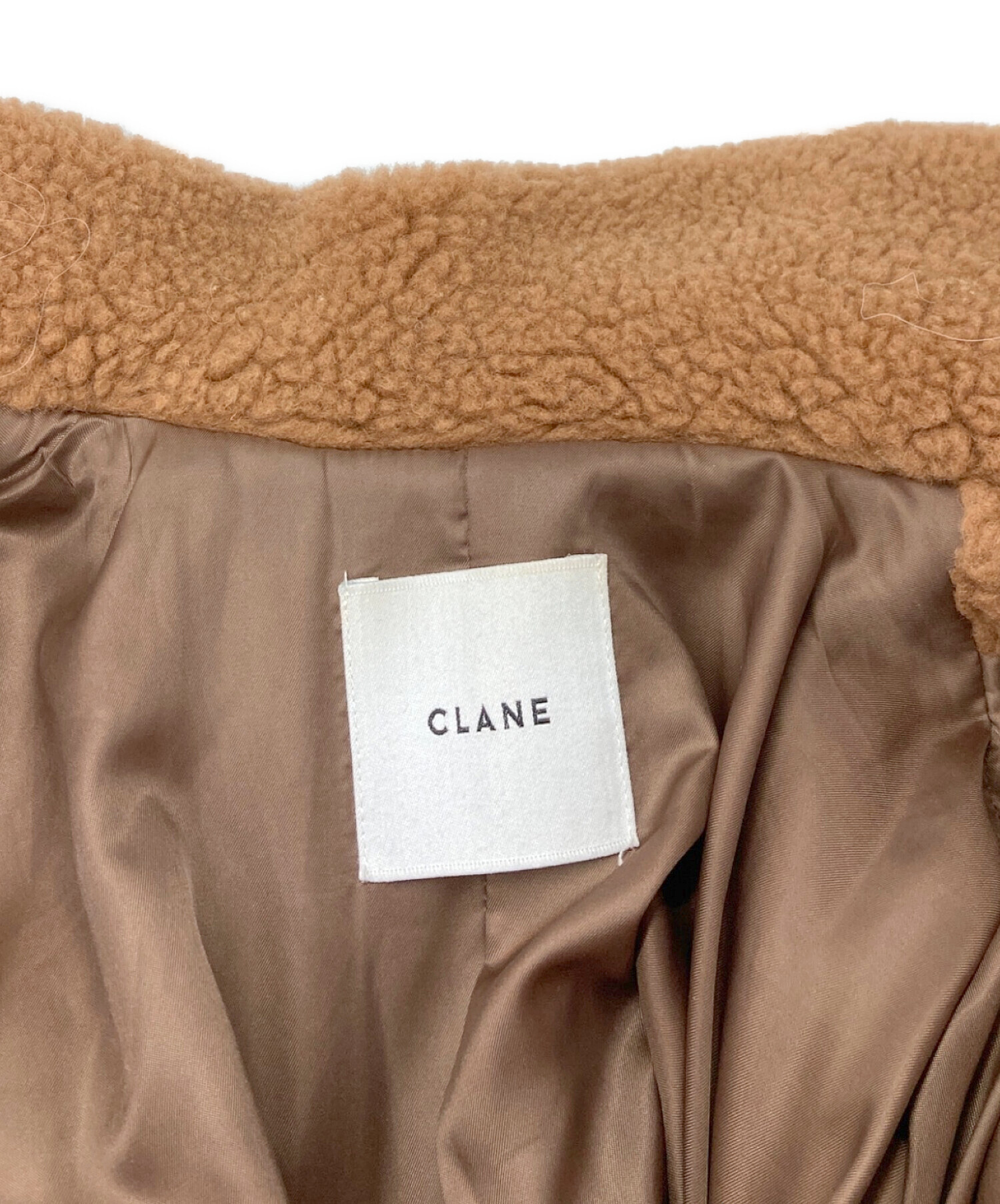中古・古着通販】CLANE (クラネ) ボリューム フレア ボア コート