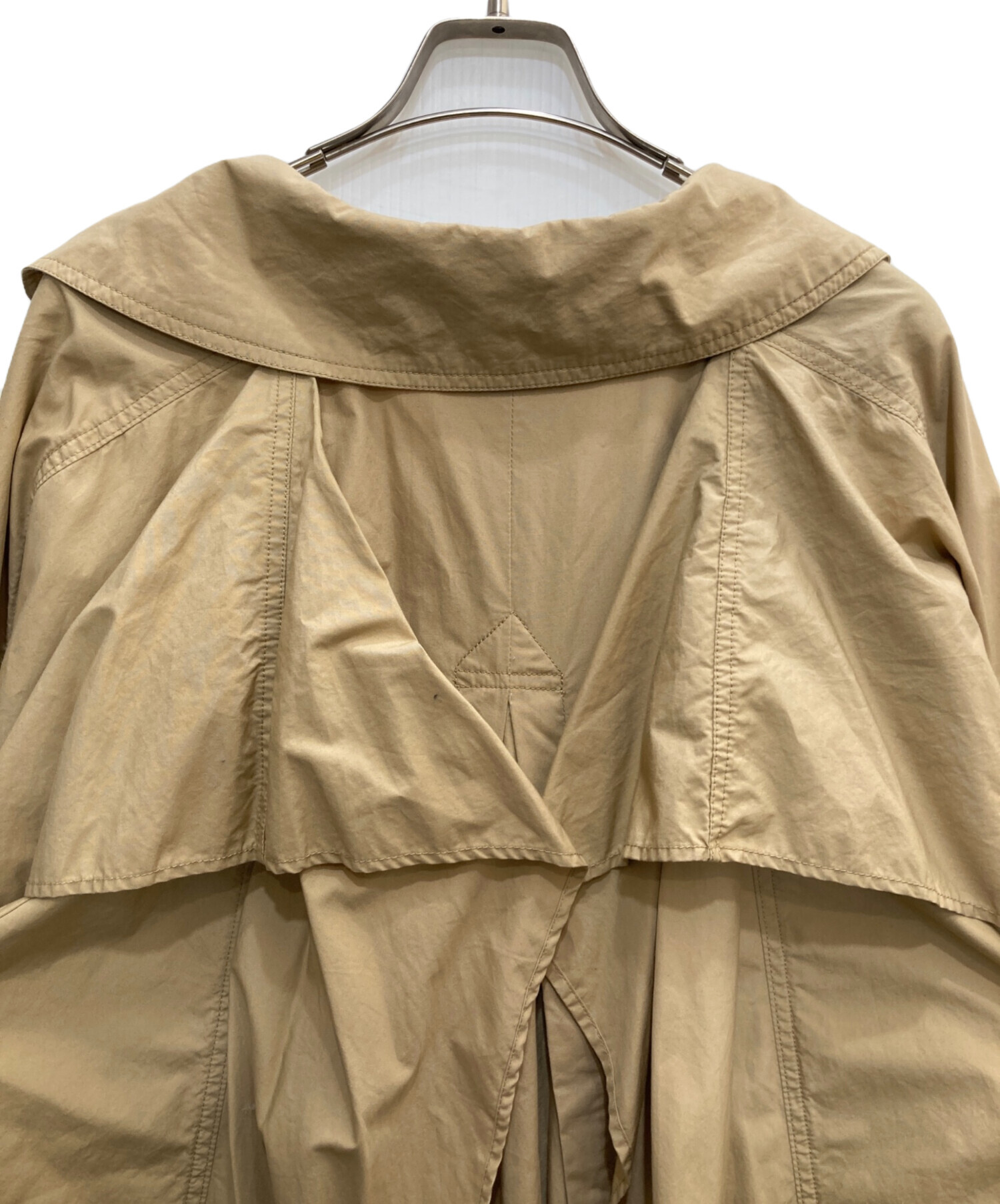 中古・古着通販】CLANE (クラネ) バックフリルスリーブトレンチコート