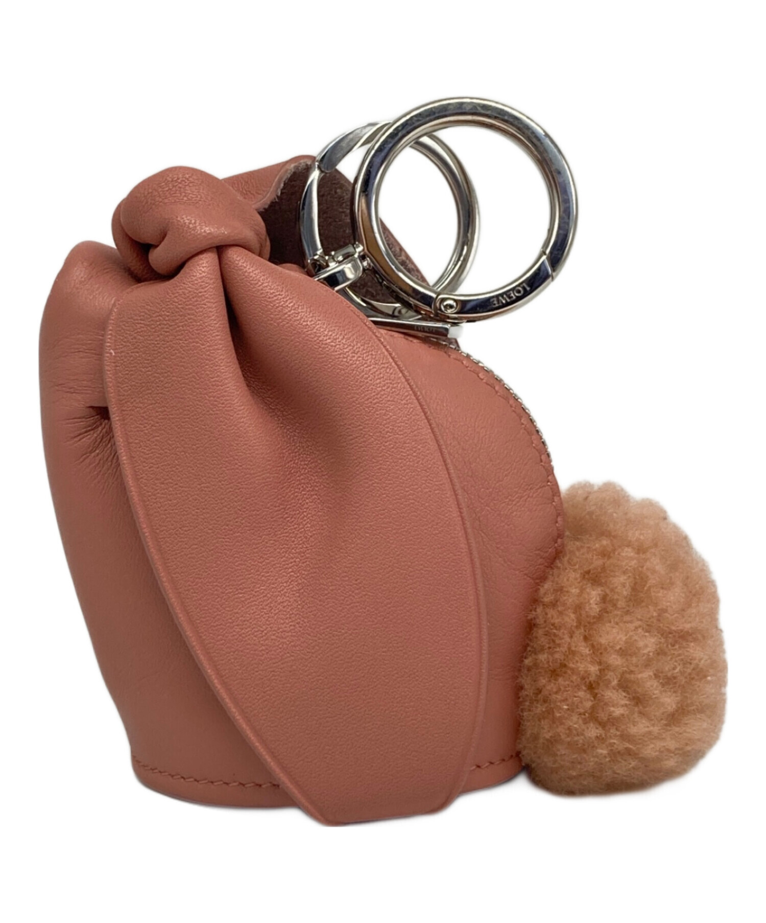 LOEWE ラビット キーチャーム 美品 人気 中古・古着通販】LOEWE (ロエベ) ラビット キーチャーム ピンク