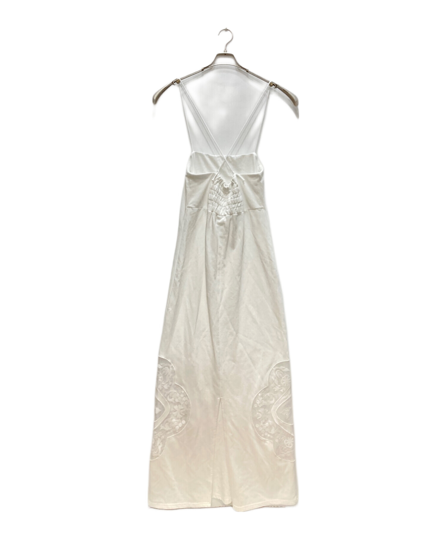 中古・古着通販】Ameri (アメリ) CUTWORK LACE SWEAT DRESS/カット