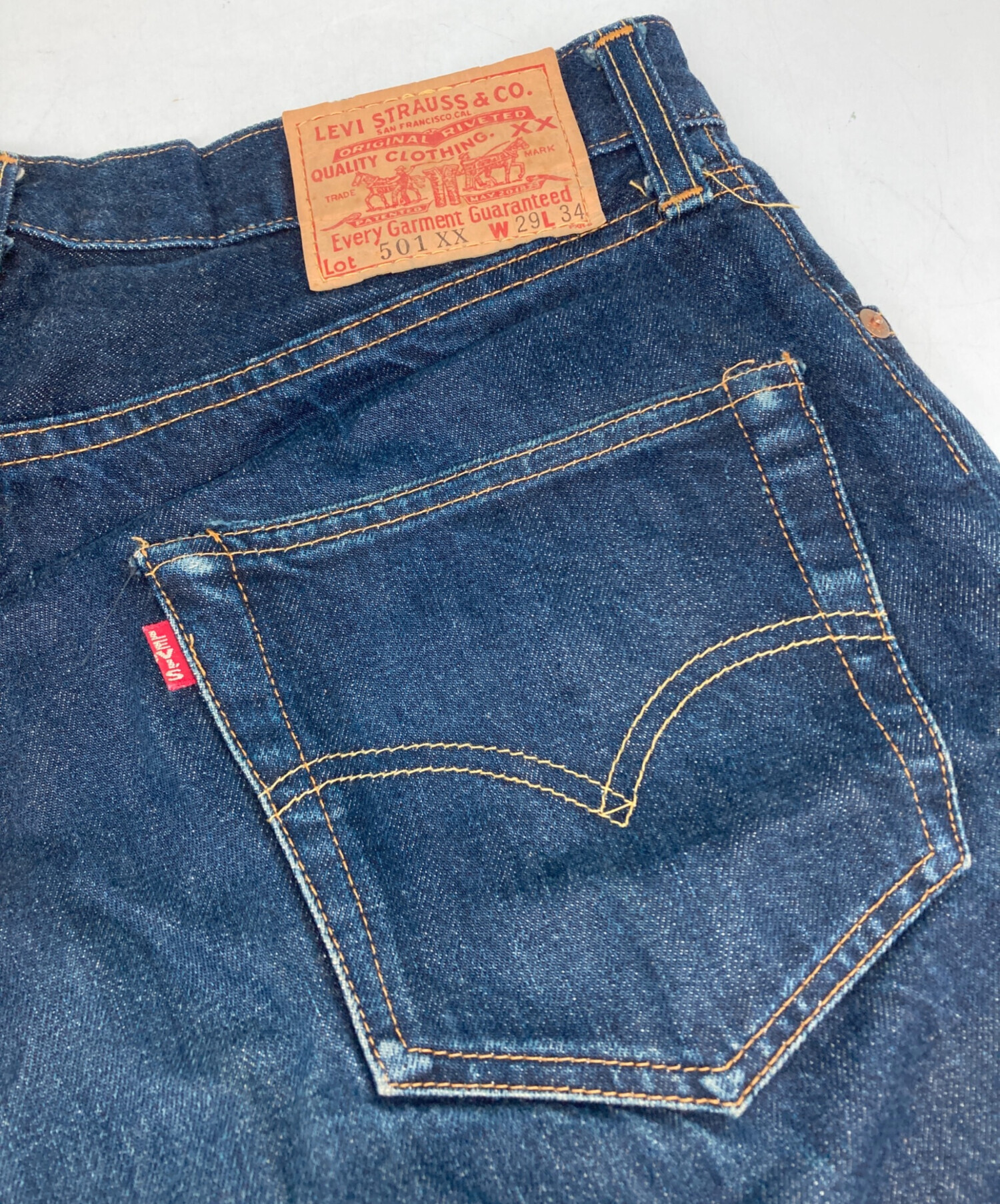 中古・古着通販】LEVI'S (リーバイス) 501XXデニムパンツ インディゴ