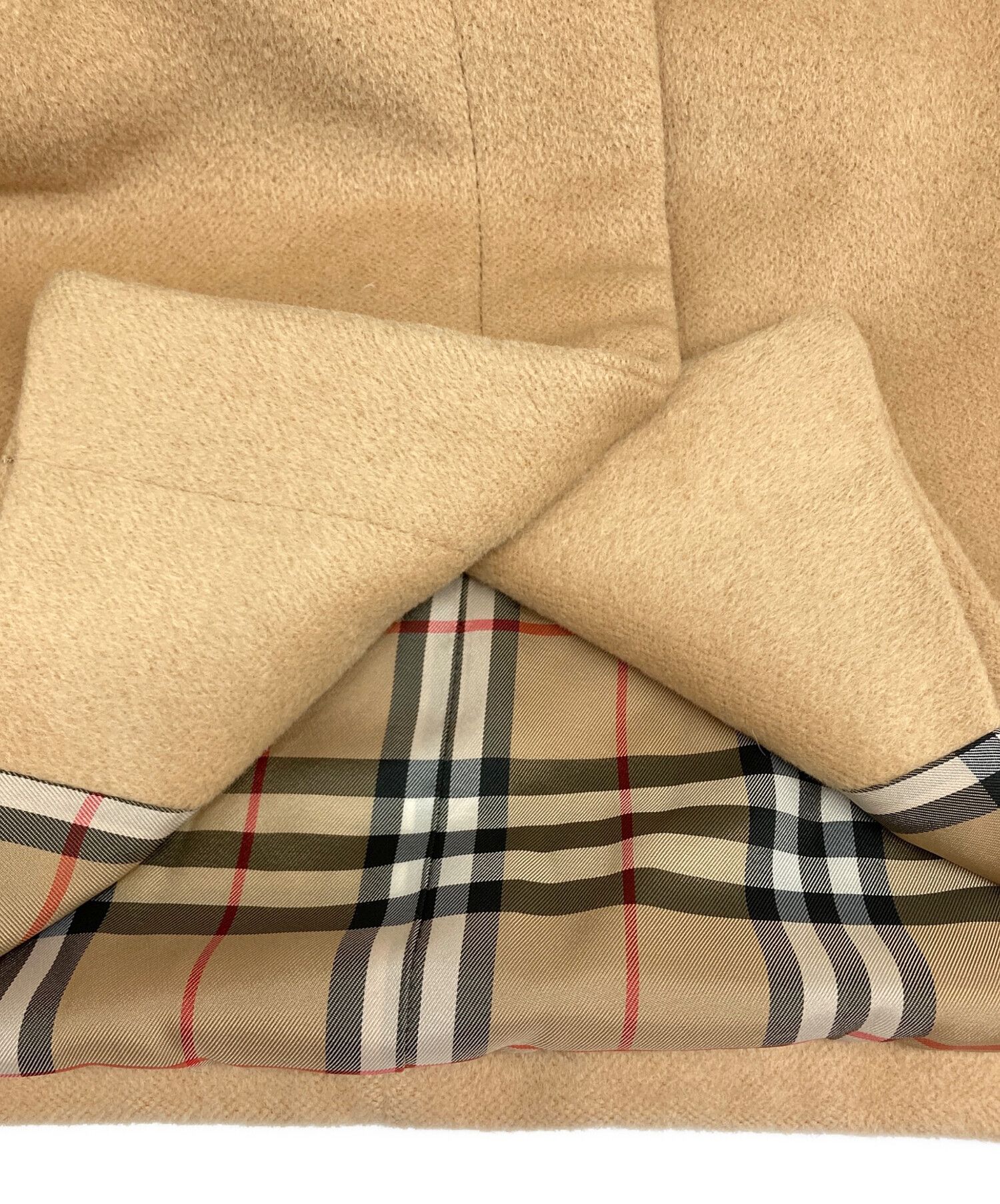 バーバリーロンドン コート アンゴラ混 ノバチェック 40 ベージュ バーバリーロンドン コート アンゴラ混 ノバチェック 40 ベージュ