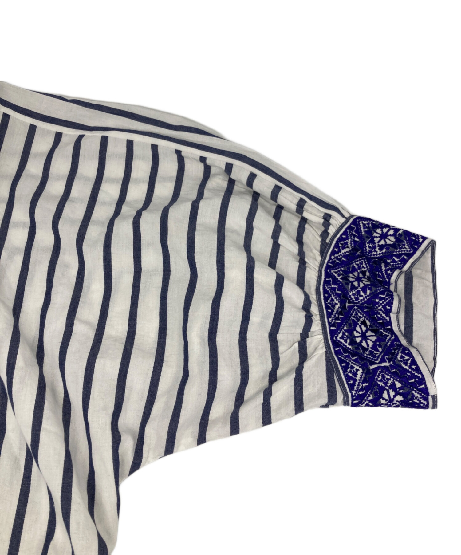 中古・古着通販】ne quittez pas (ヌキテパ) ストライプシャツ