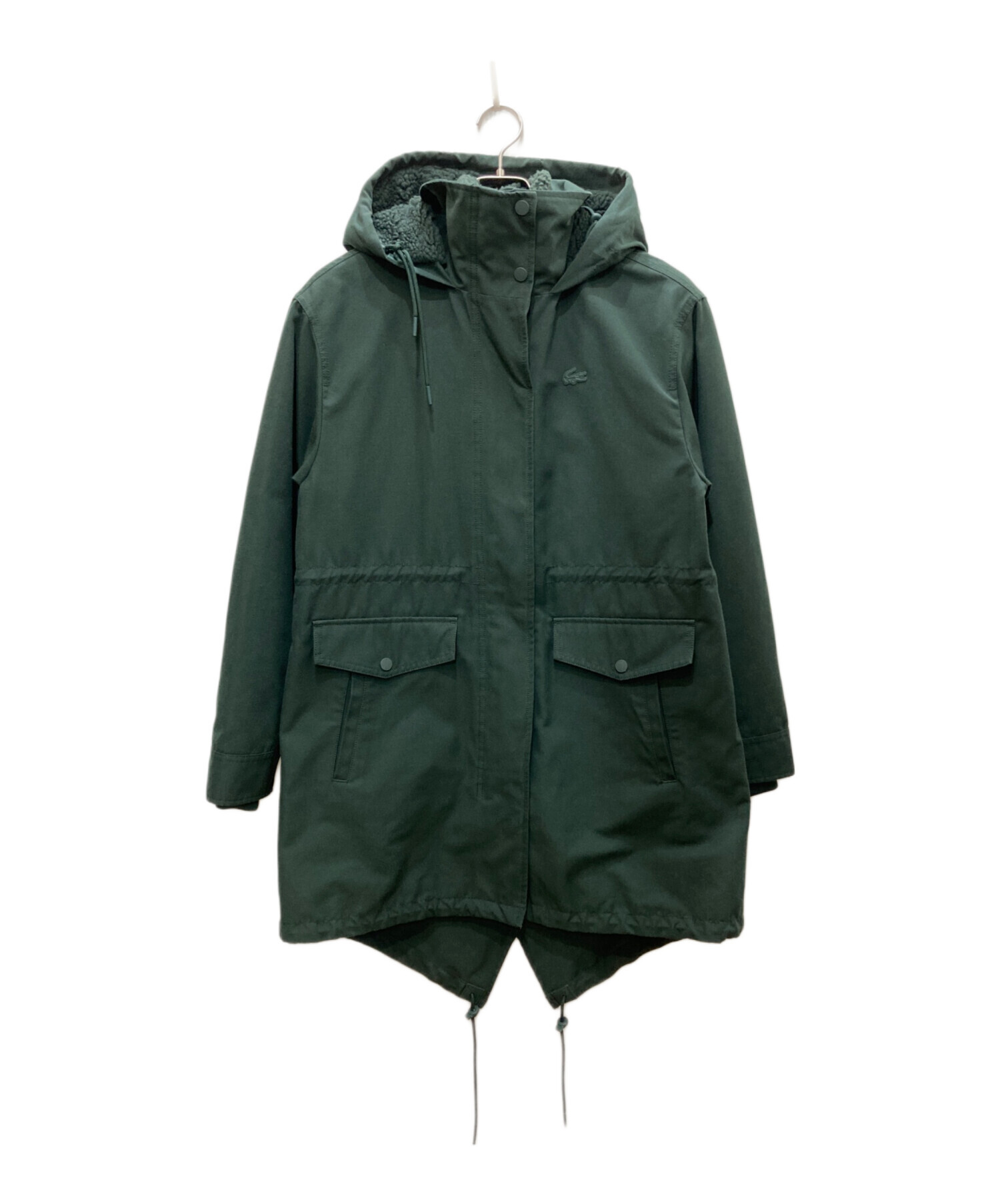 中古・古着通販】LACOSTE (ラコステ) ライナー付コート グリーン 