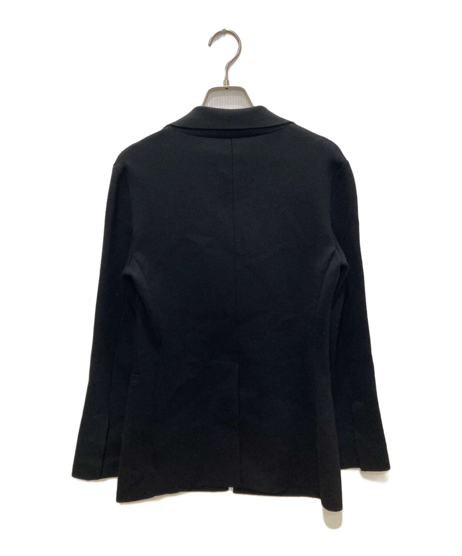 中古・古着通販】theory (セオリー) ニットジャケット ブラック サイズ