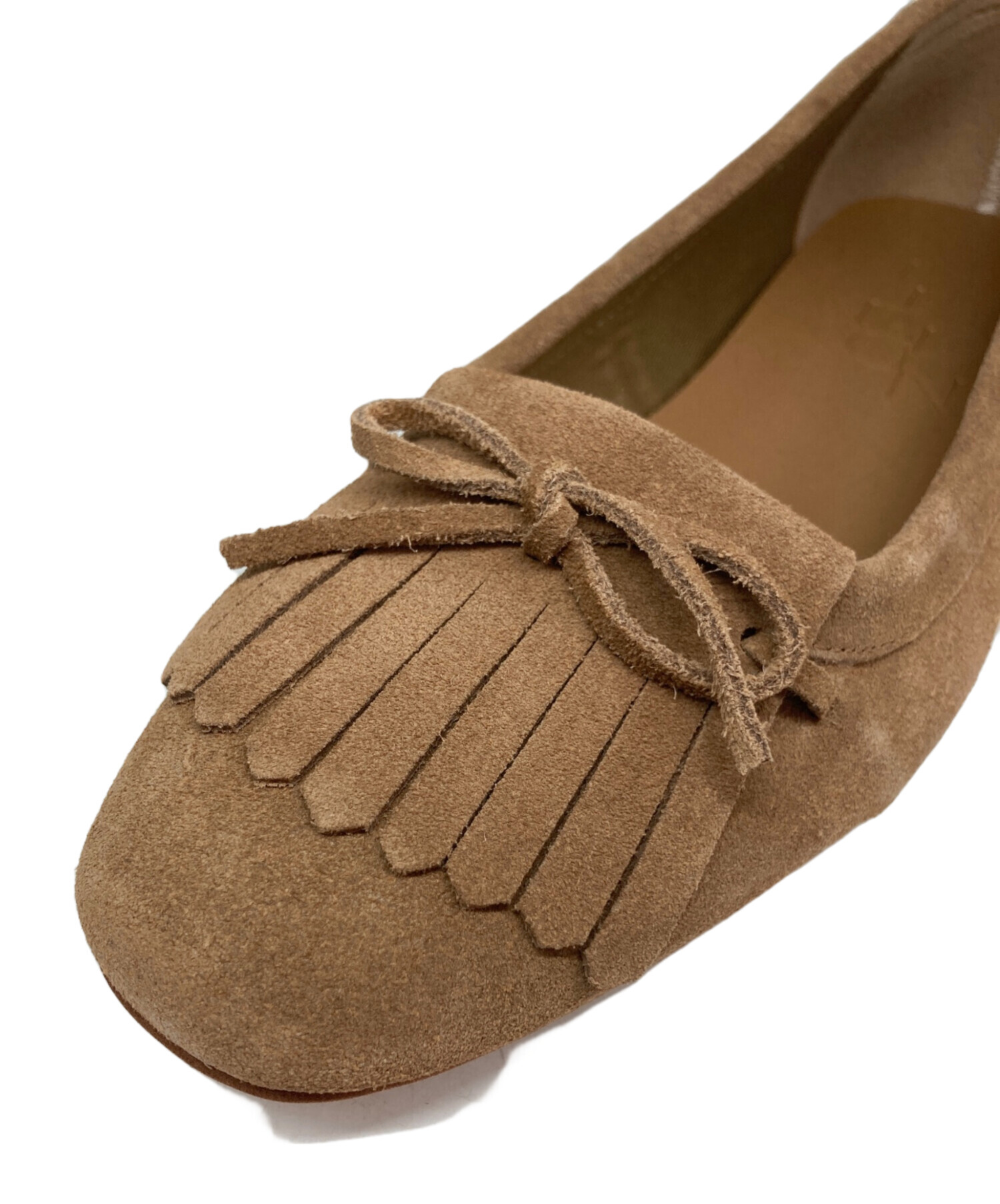 中古・古着通販】Le Talon (ル タロン) レザーキルトタッセルフラット