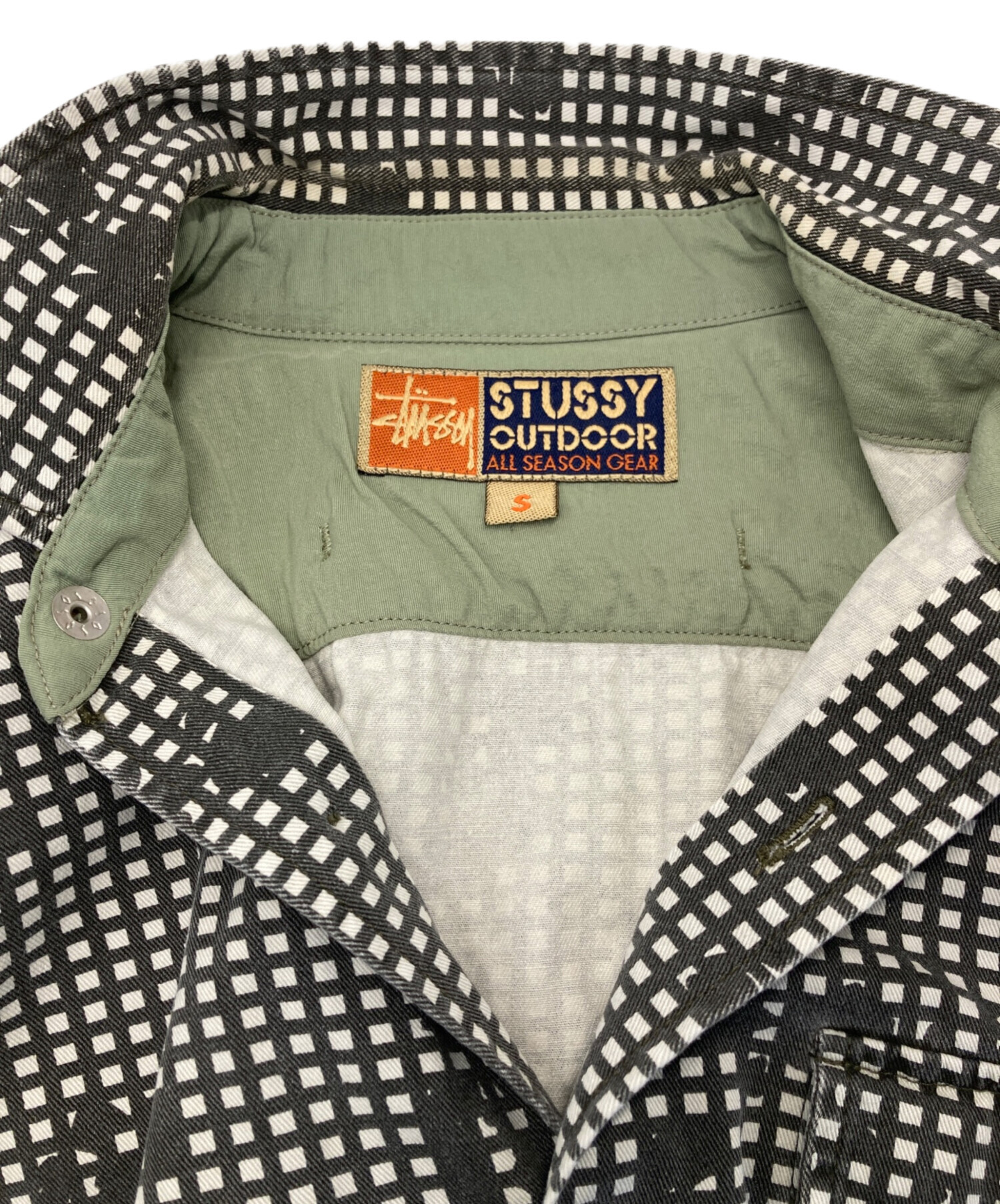 中古・古着通販】stussy outdoor (ステューシーアウトドア) 総柄シャツ 