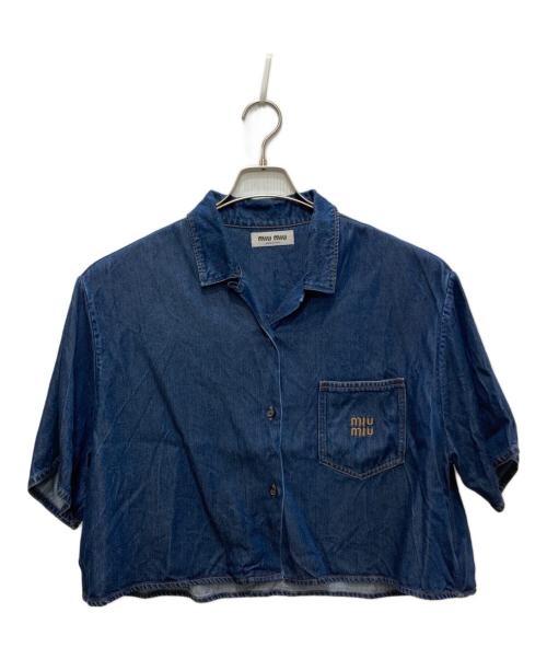 中古・古着通販】MIU MIU (ミュウミュウ) デニムシャツ インディゴ