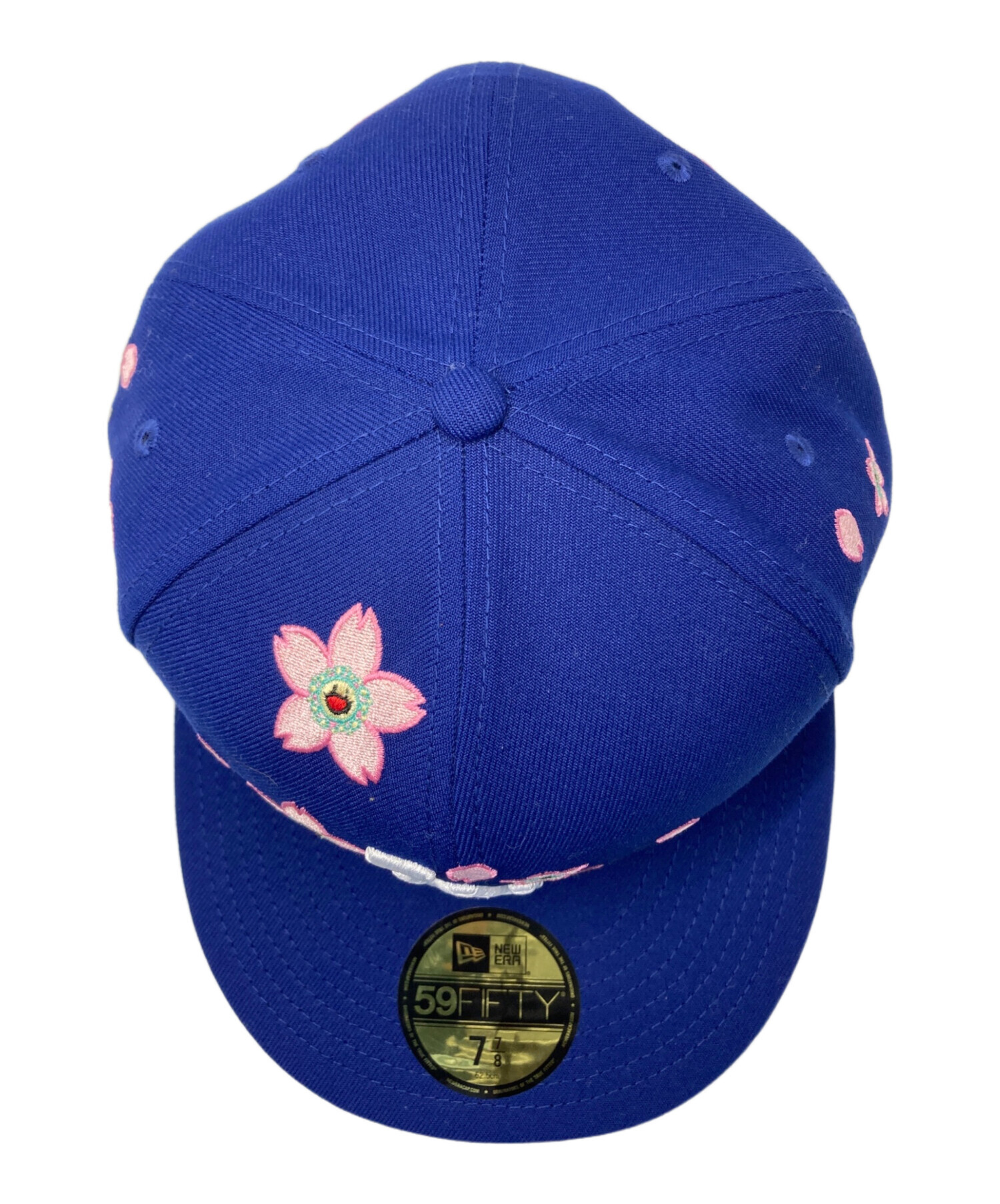 中古・古着通販】New Era (ニューエラ) 桜刺繍キャップ ブルー