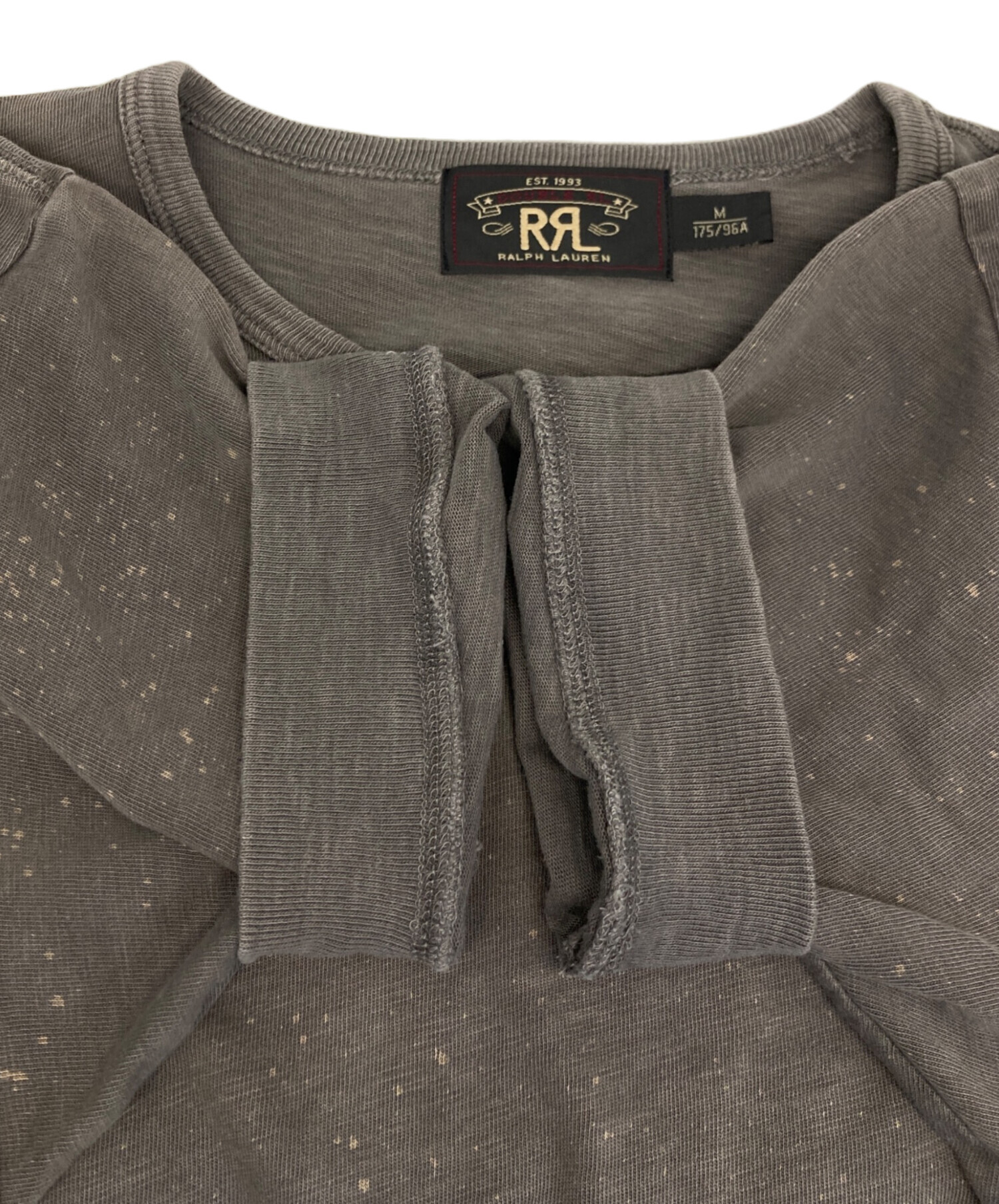 中古・古着通販】RRL (ダブルアールエル) エイジング加工Tシャツ