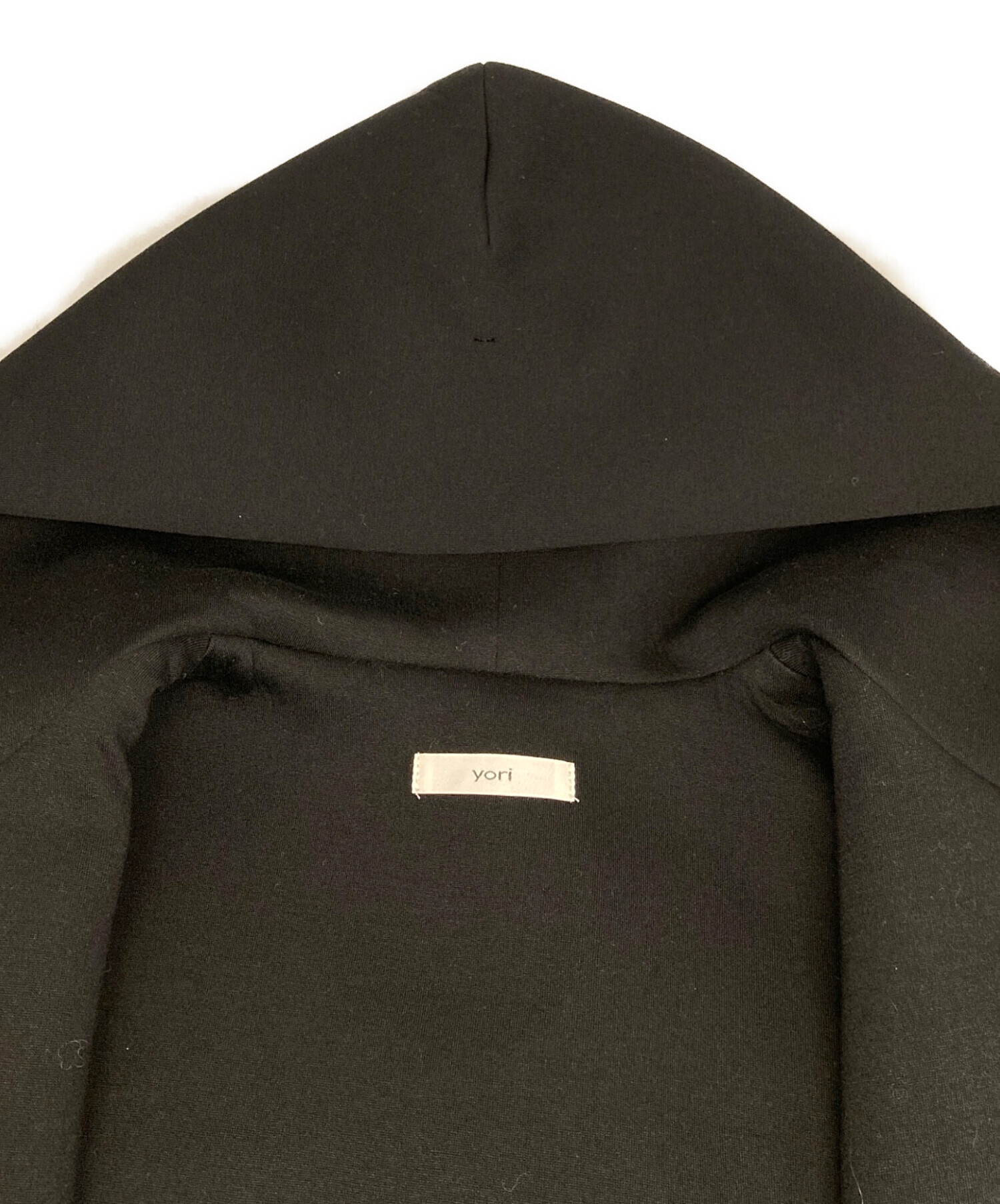中古・古着通販】yori (ヨリ) ボンディングロングジレ ブラック サイズ