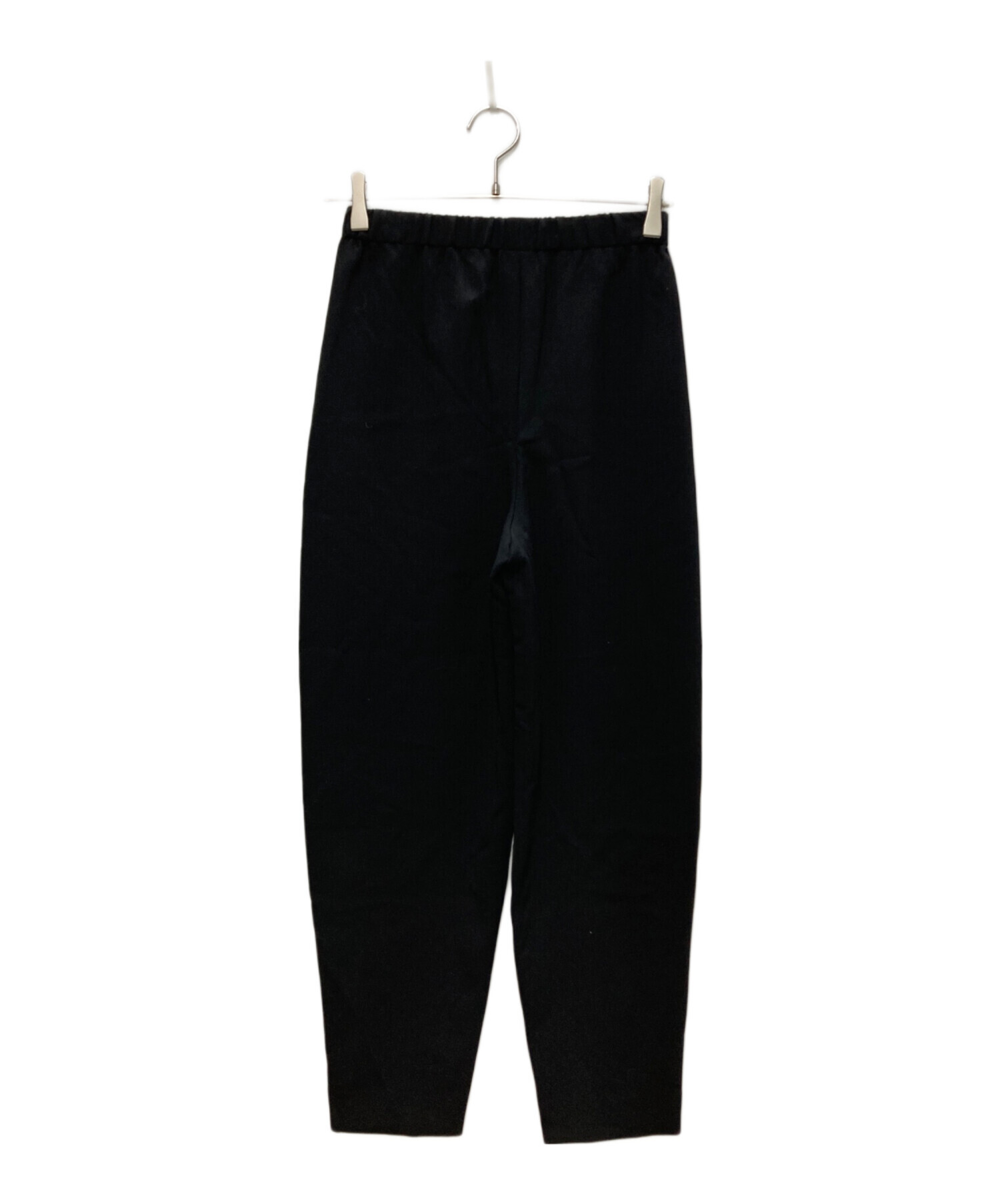 中古・古着通販】ENFOLD (エンフォルド) EGG PANTS ブラック サイズ:34