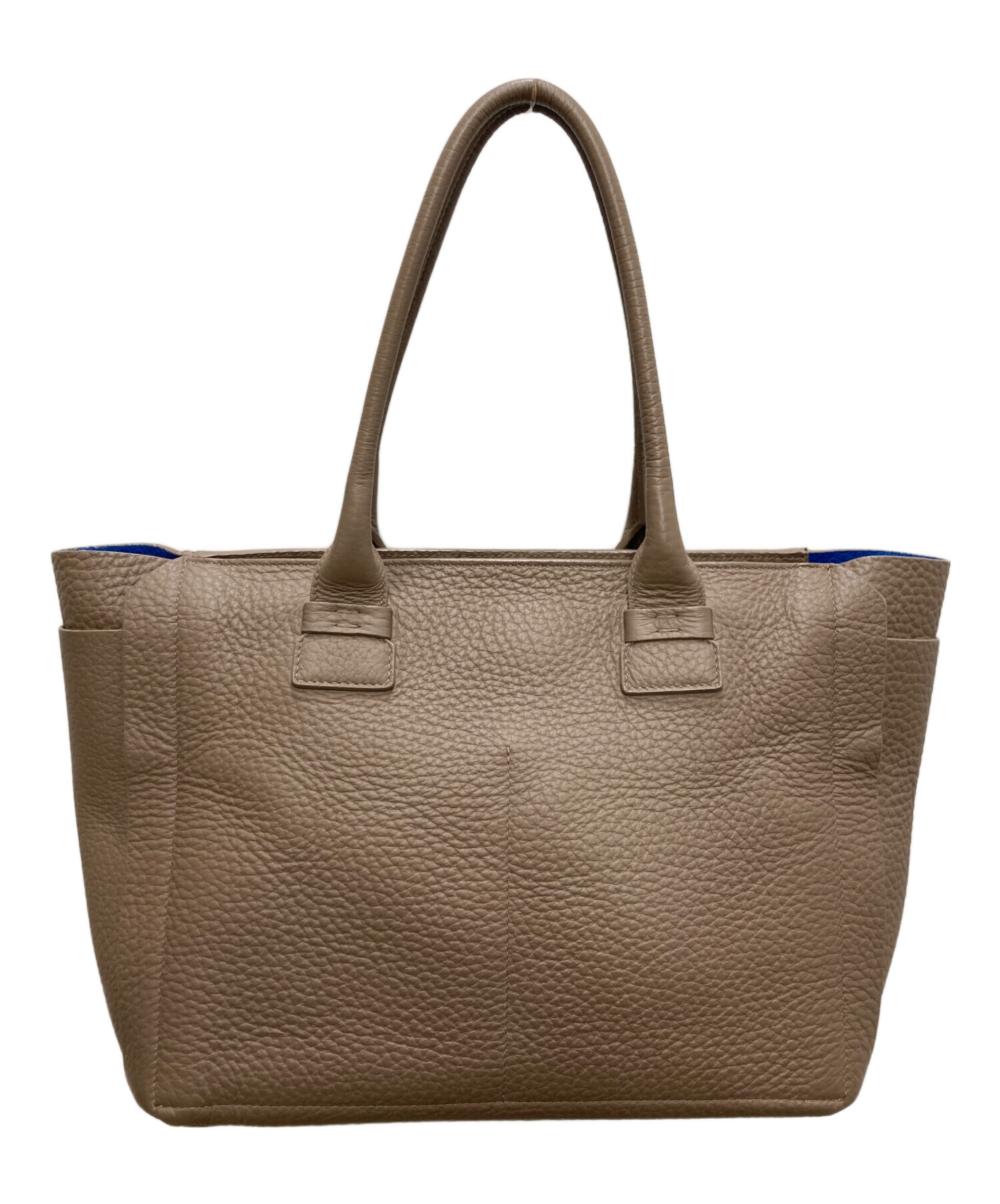 中古・古着通販】FURLA (フルラ) レザートートバッグ ベージュ