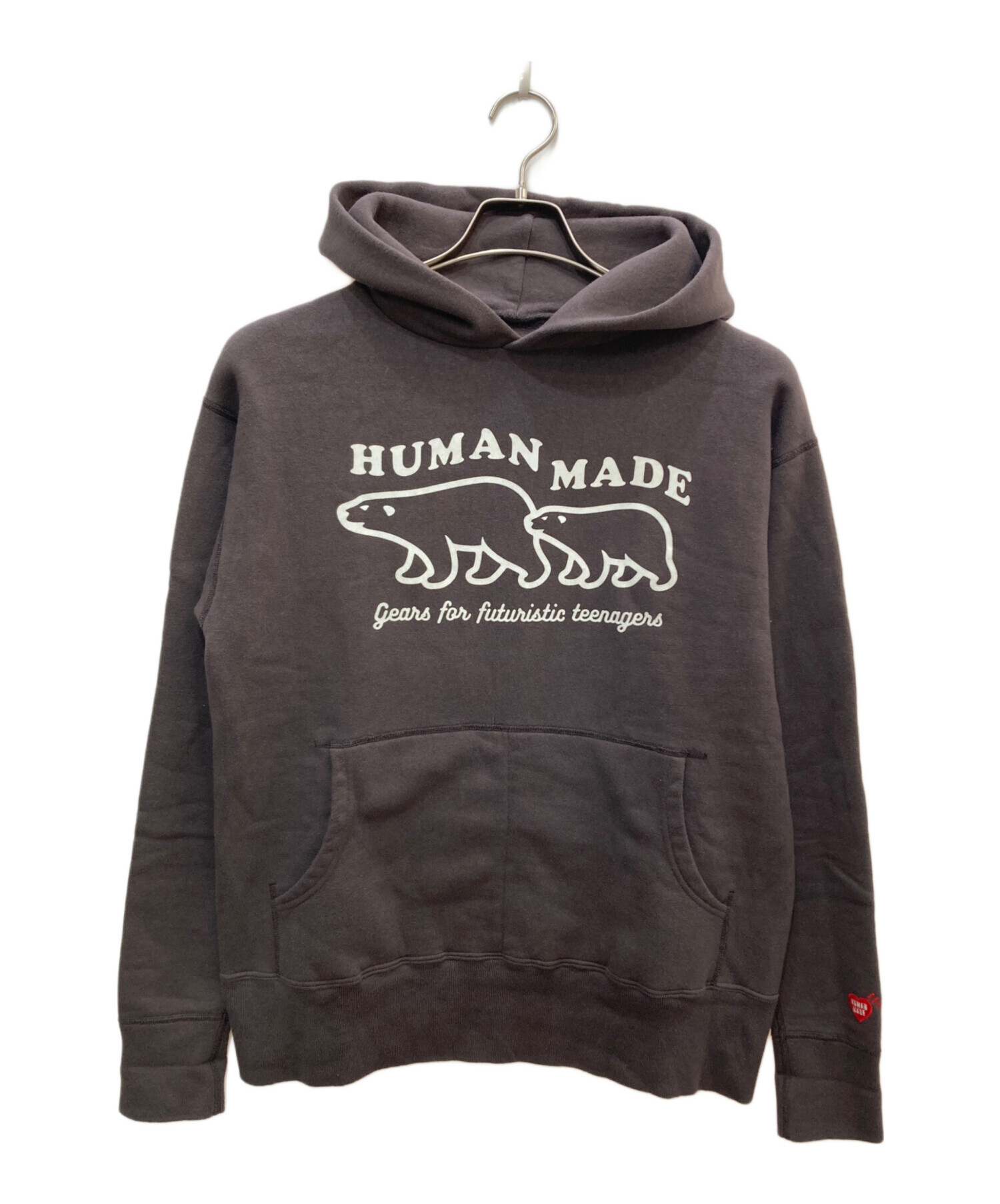 中古・古着通販】HUMAN MADE (ヒューマンメイド) ベアパーカー グレー