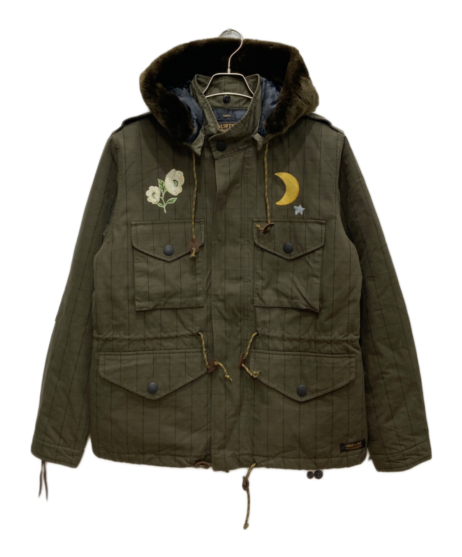 ま*ら様 Burton フード付きジャケット オリーブ 中古・古着通販】BURTON (バートン) NEIGHBORHOOD (ネイバーフッド