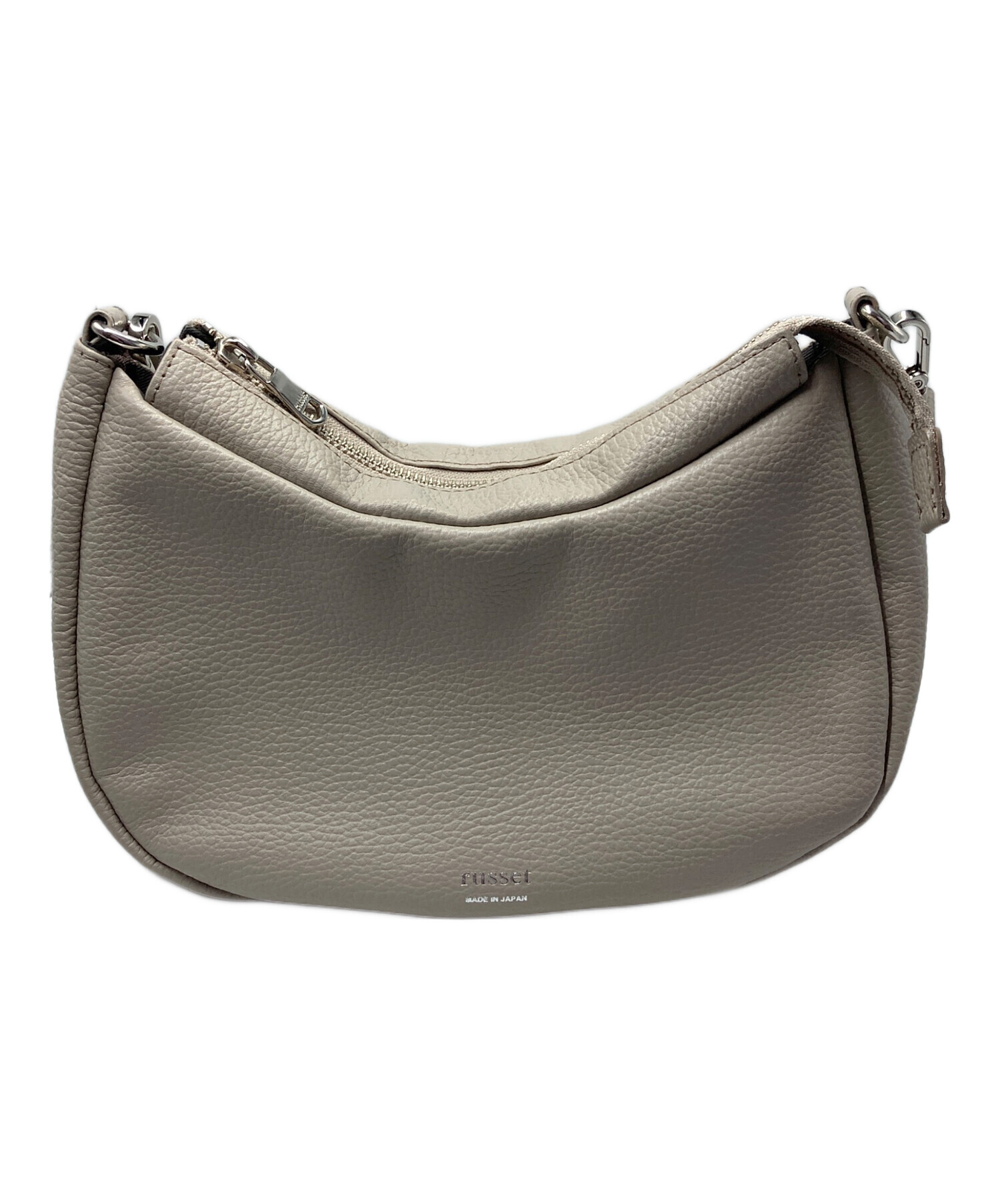 ラシット　russet　ショルダーバッグ　2way グレー 中古・古着通販】russet (ラシット) 2WAYショルダーバッグ グレー