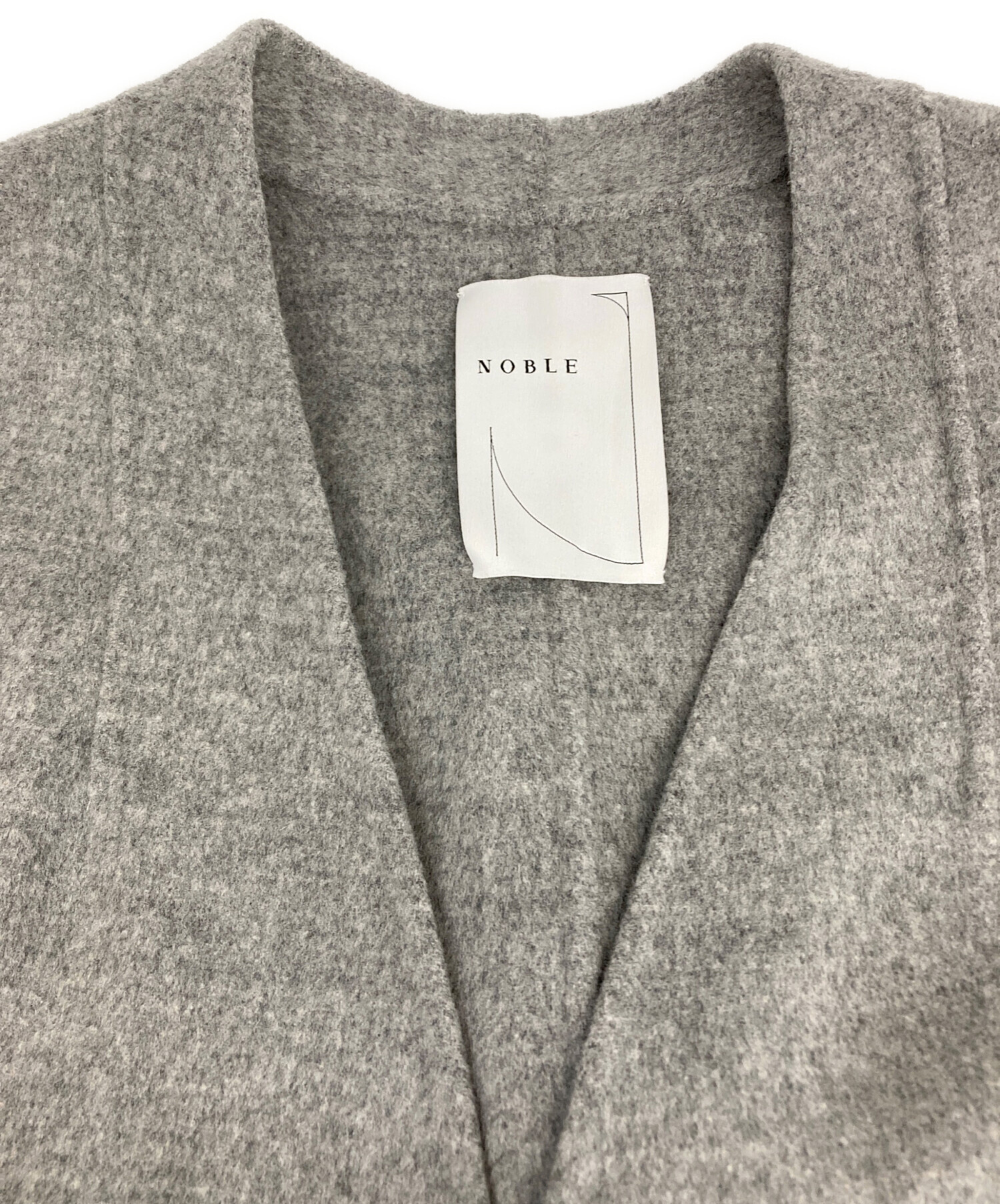 中古・古着通販】Noble (ノーブル) リバーパフガウンコート グレー 