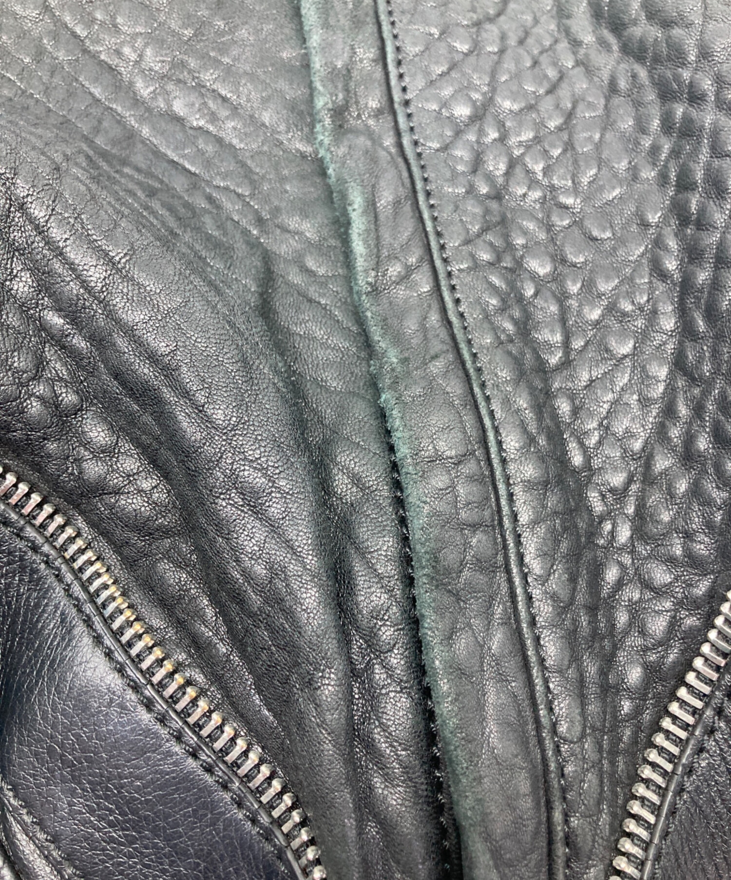 中古・古着通販】DIESEL (ディーゼル) レザーリュック ブラック