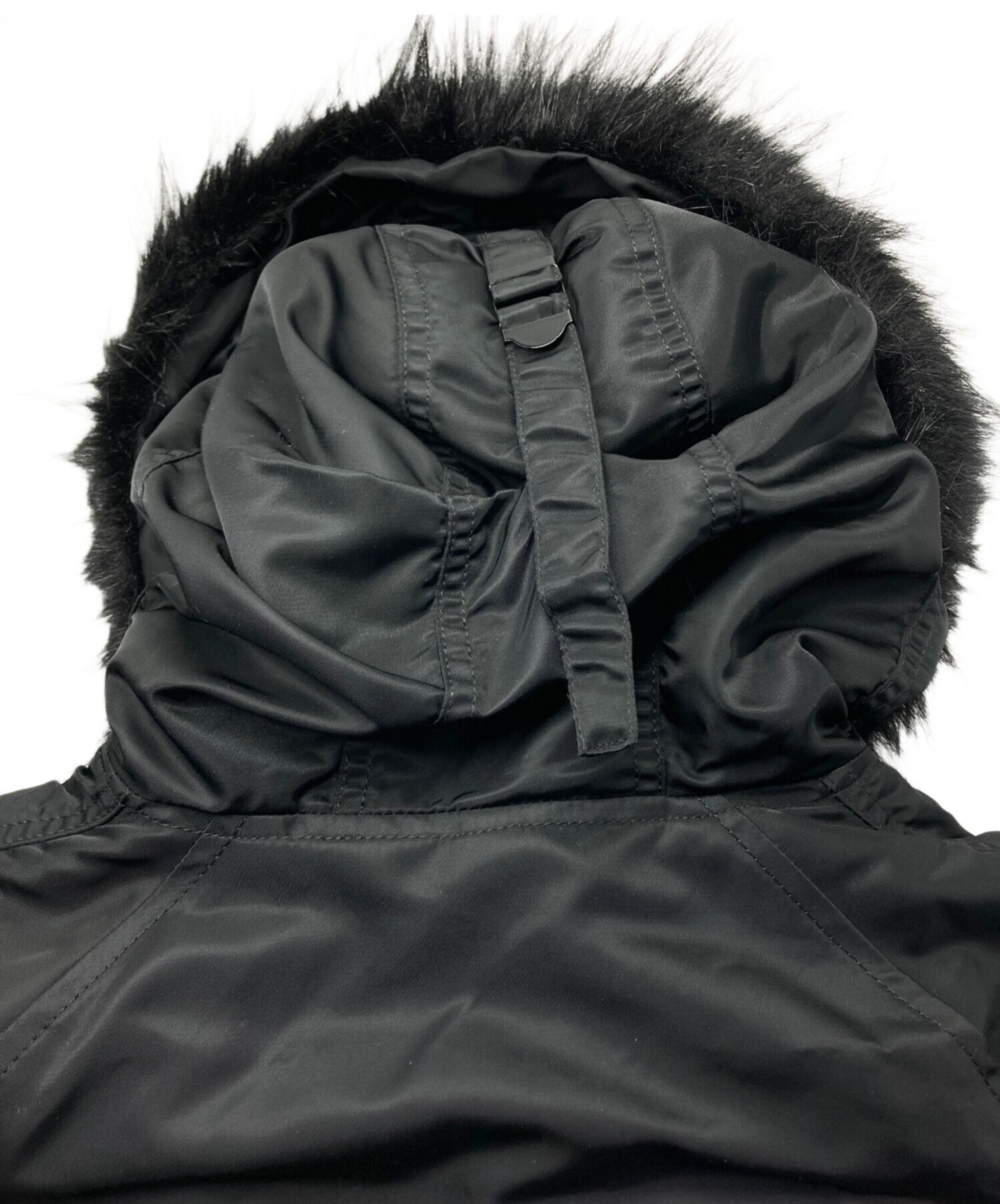 中古・古着通販】ALPHA (アルファ) N-3B TIGHT JACKET ブラック サイズ