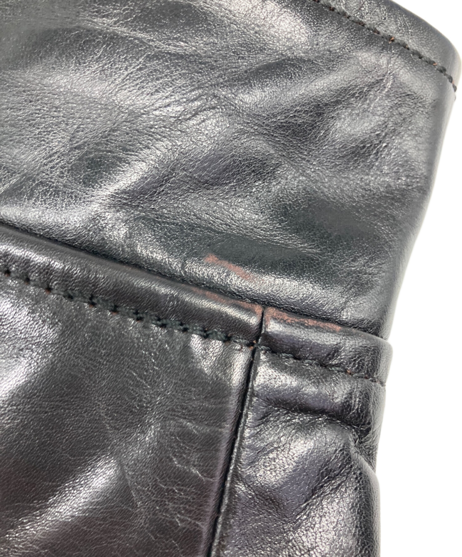 中古・古着通販】LEATHER BOMU (レザーボム) ホースハイドレザー