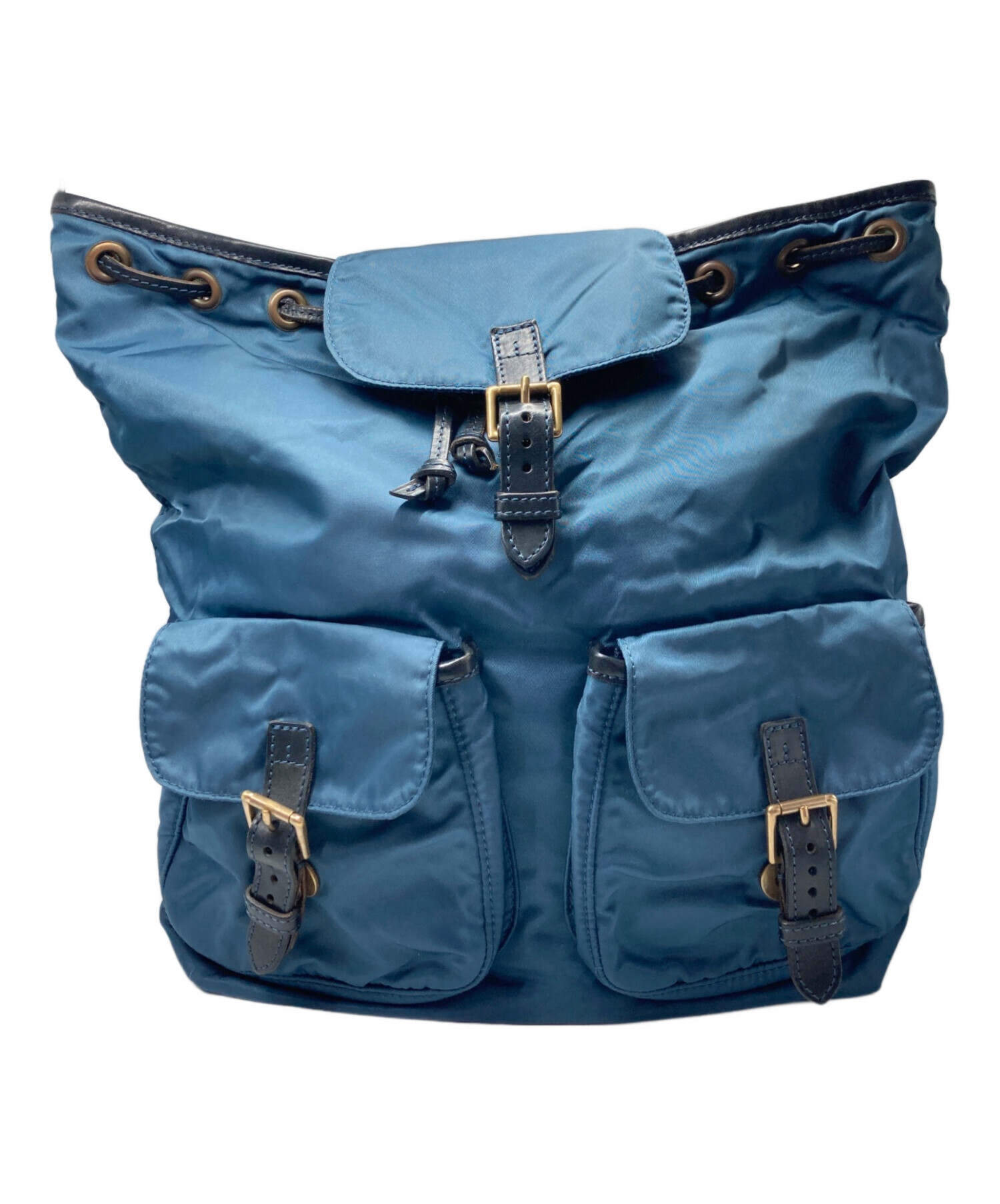 中古・古着通販】Felisi (フェリージ) ナイロン×レザーリュック