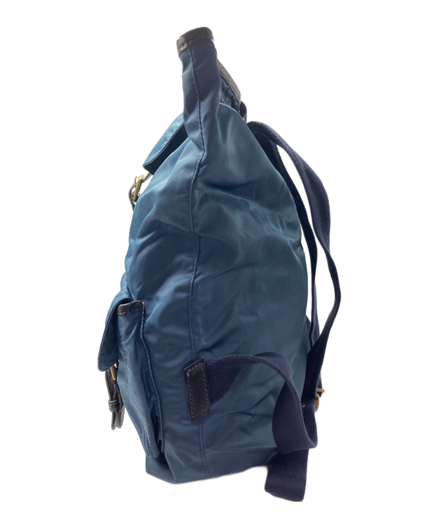 中古・古着通販】Felisi (フェリージ) ナイロン×レザーリュック