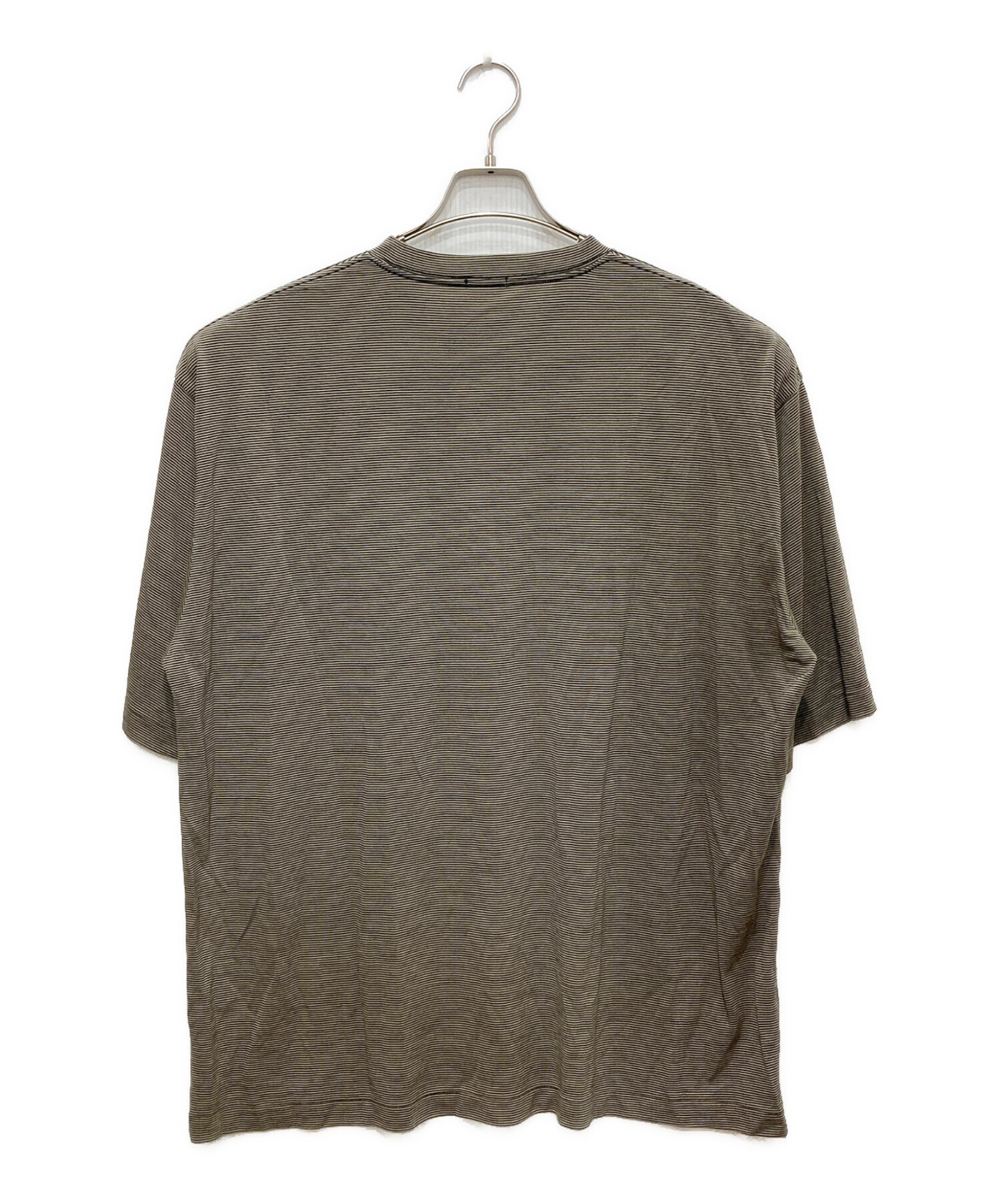 コモリ　ウール天竺Tシャツ　COMOLI サイズ4 中古・古着通販】COMOLI (コモリ) ウール天竺 Tシャツ ベージュ サイズ