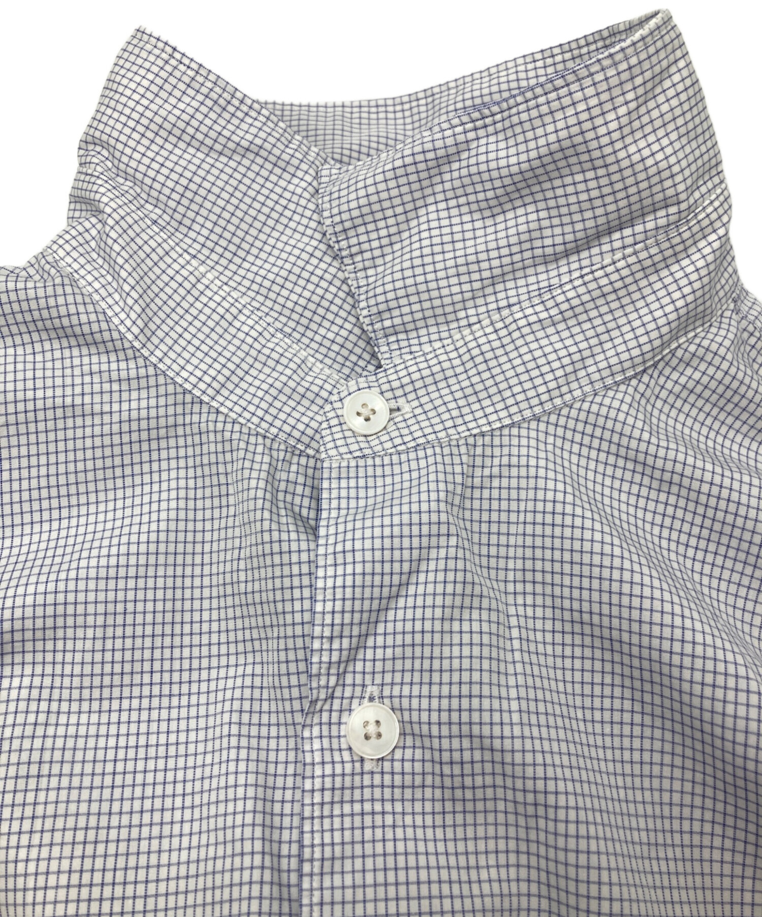 中古・古着通販】COMOLI (コモリ) ポプリンシャツ ブルー サイズ:4