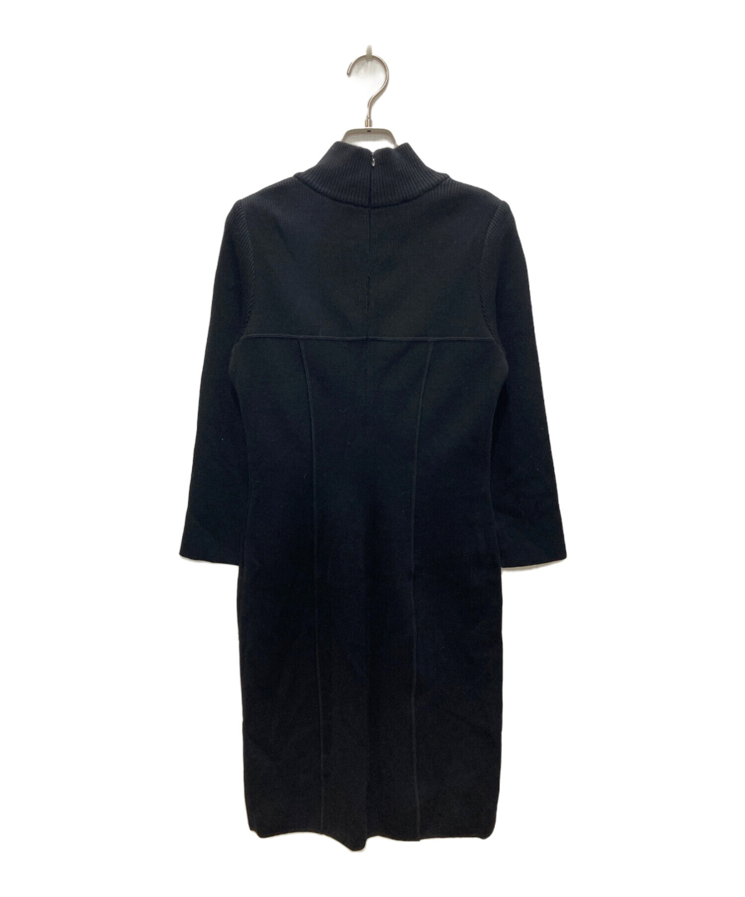 ※FOXEYフォクシー ※ブラック※ニットワンピース※ 中古・古着通販】FOXEY (フォクシー) ニットワンピース ブラック