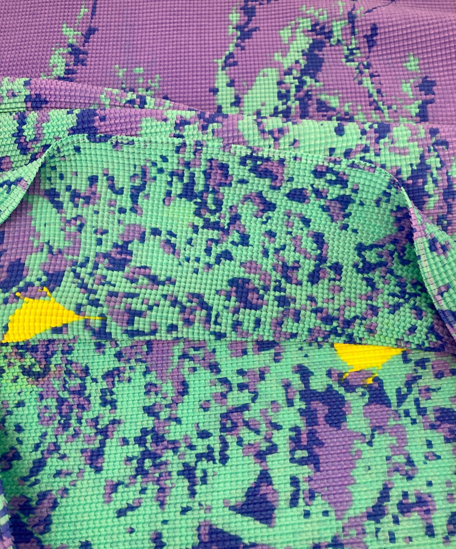 中古・古着通販】me ISSEY MIYAKE (ミーイッセイ ミヤケ) 総柄ブラウス