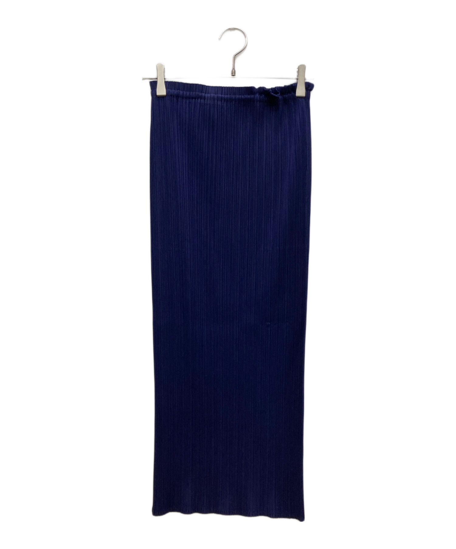 プリーツプリーズ　ロングスカート　ネイビー　pleatsPlease 中古・古着通販】PLEATS PLEASE (プリーツプリーズ) プリーツスカート