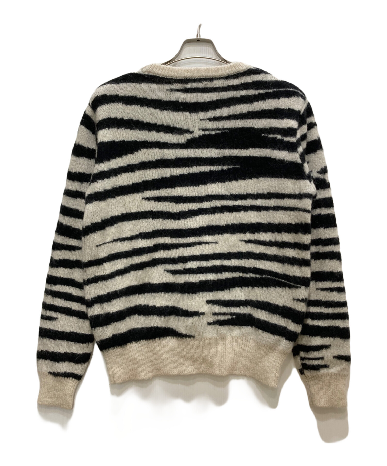 中古・古着通販】stussy (ステューシー) ゼブラ柄モヘアニット