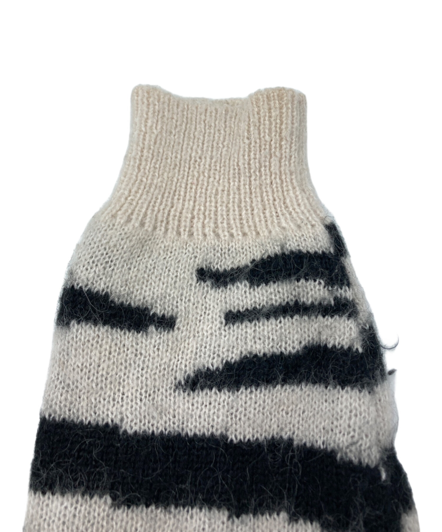 中古・古着通販】stussy (ステューシー) ゼブラ柄モヘアニット