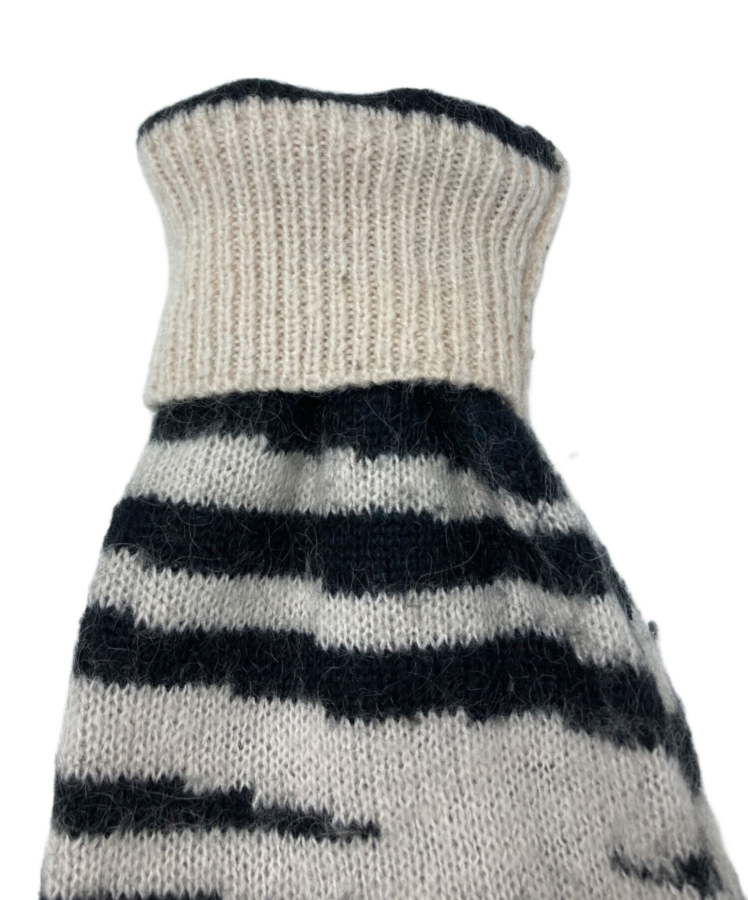 中古・古着通販】stussy (ステューシー) ゼブラ柄モヘアニット